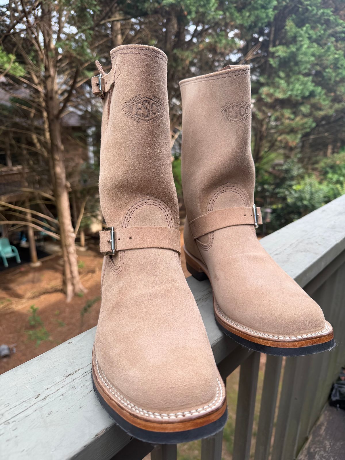 Photo by BigDawg308 on May 28, 2026 of the Wesco Mister Lou in Horween Marine Field Roughout.