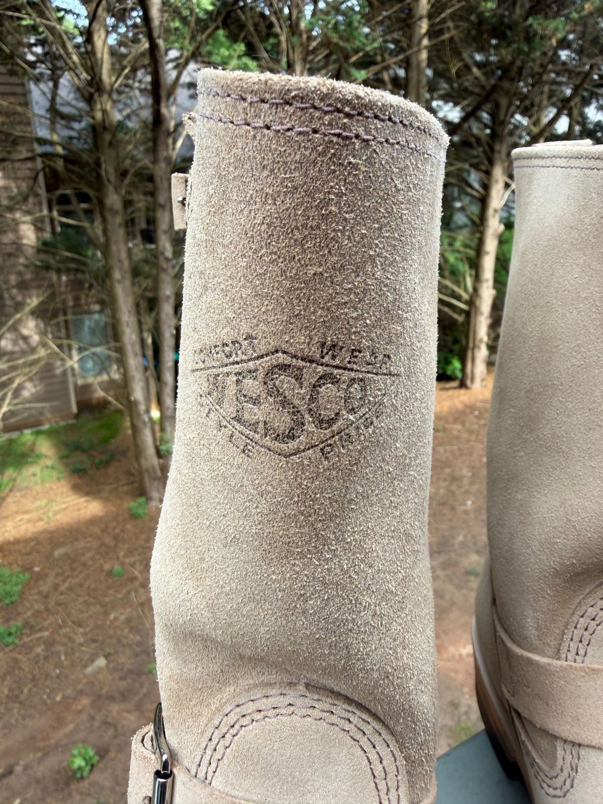 Photo by BigDawg308 on May 28, 2026 of the Wesco Mister Lou in Horween Marine Field Roughout.