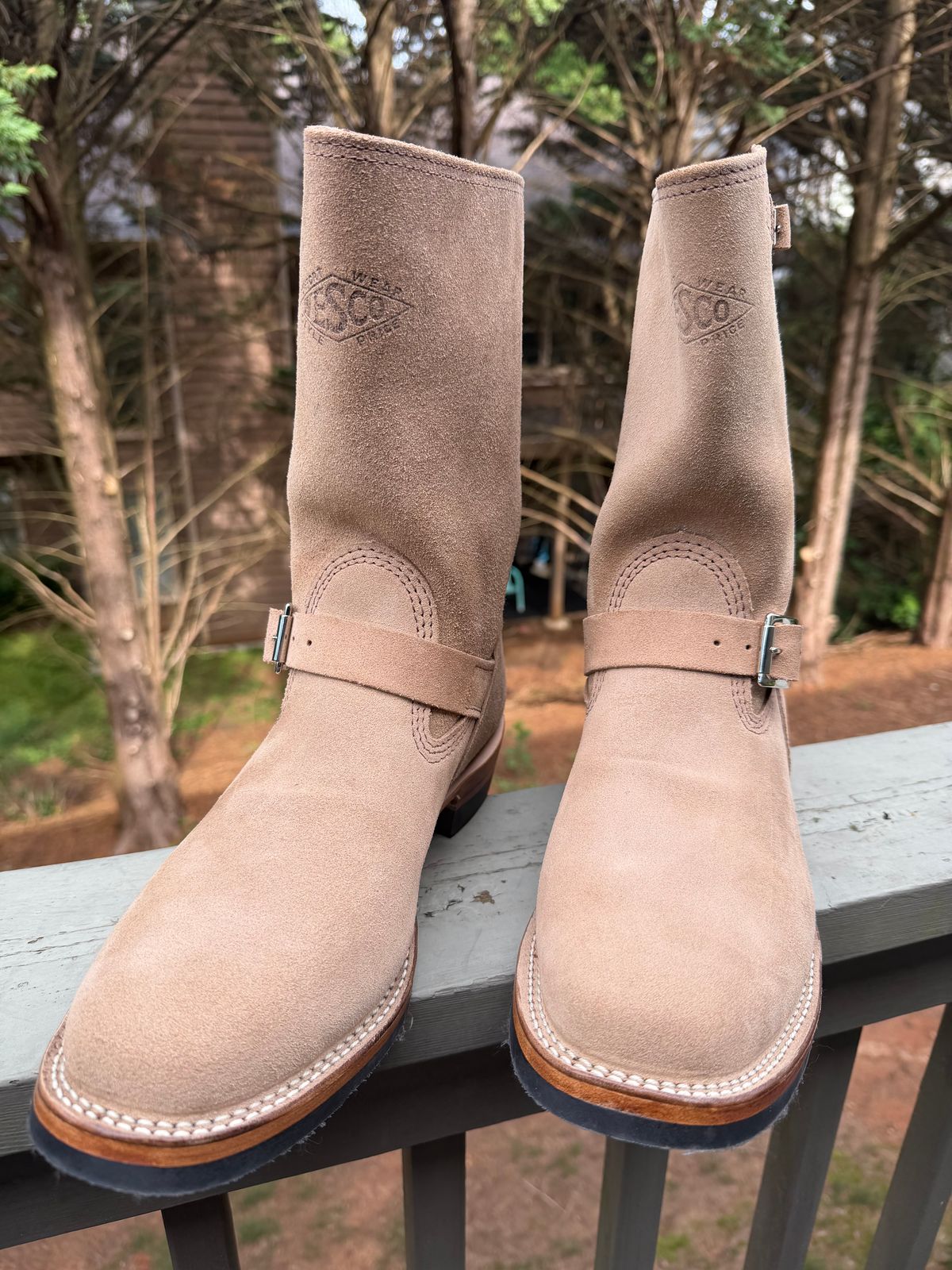 Photo by BigDawg308 on May 28, 2026 of the Wesco Mister Lou in Horween Marine Field Roughout.