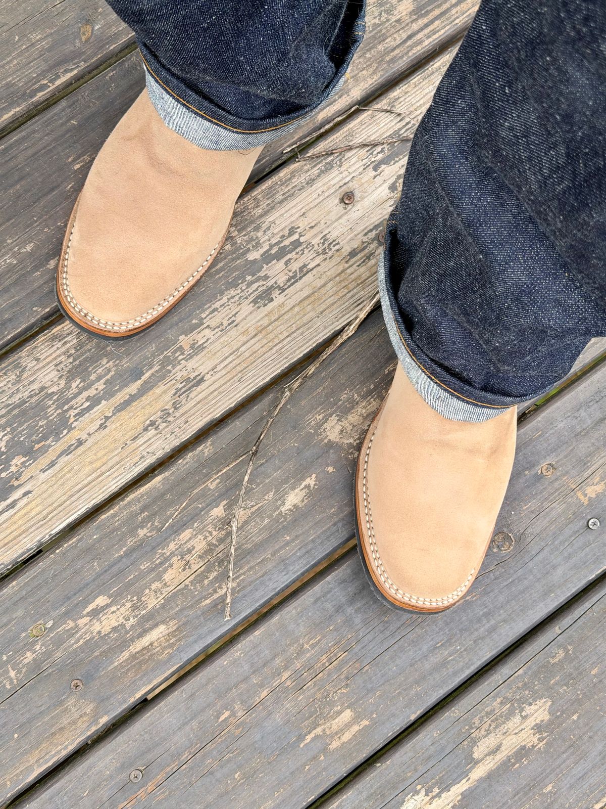 Photo by BigDawg308 on June 25, 2026 of the Wesco Mister Lou in Horween Marine Field Roughout.