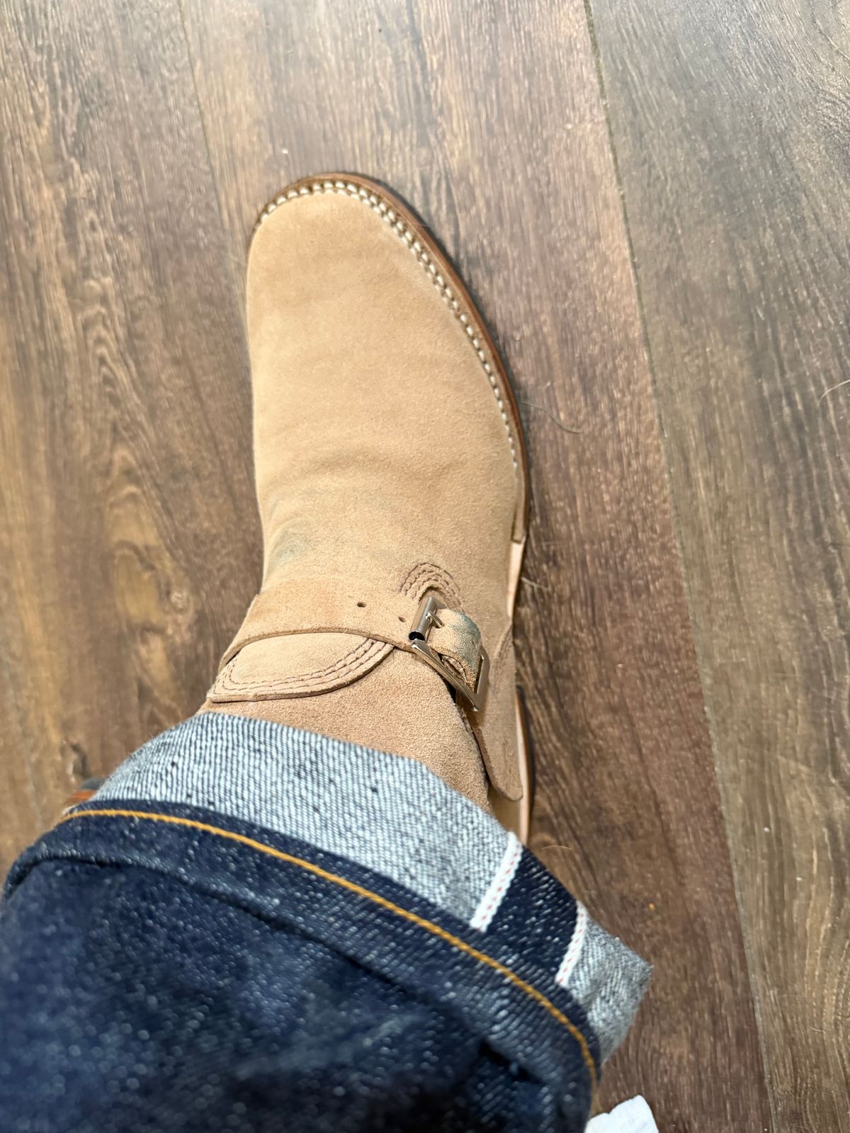 Photo by BigDawg308 on June 25, 2026 of the Wesco Mister Lou in Horween Marine Field Roughout.