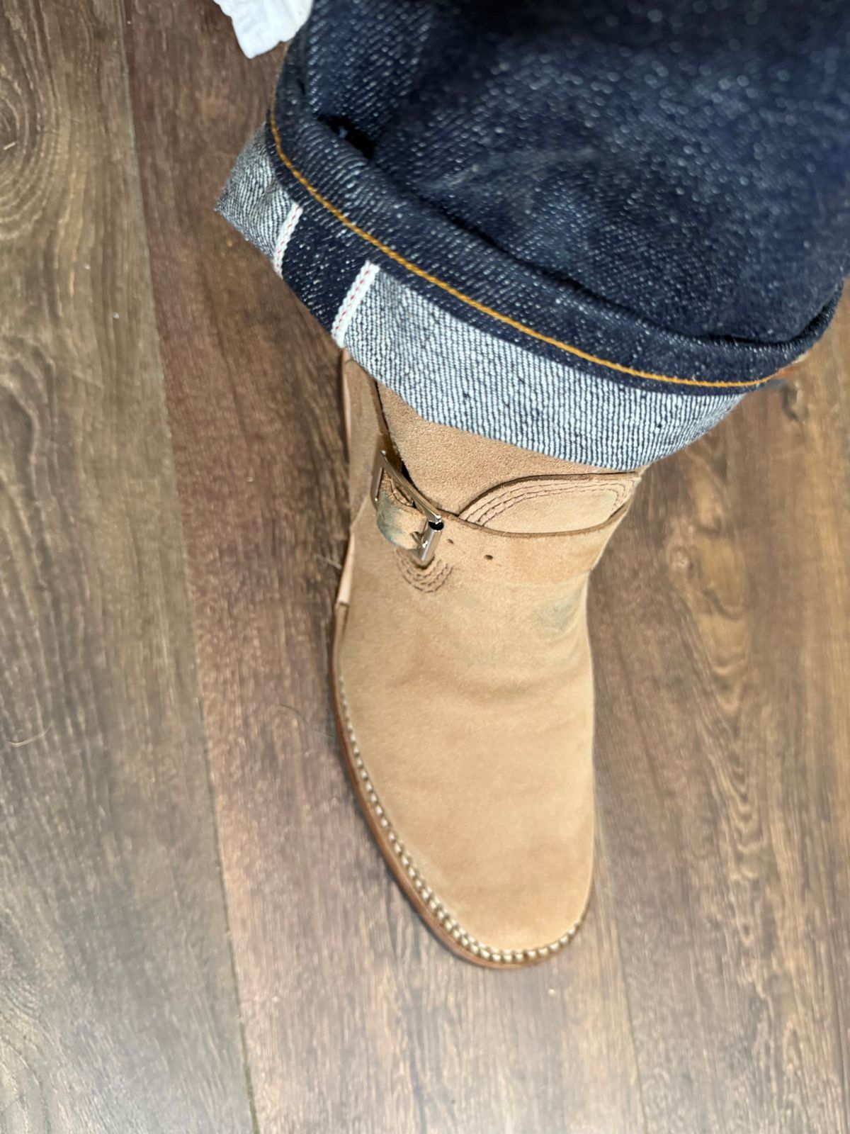 Photo by BigDawg308 on June 25, 2026 of the Wesco Mister Lou in Horween Marine Field Roughout.
