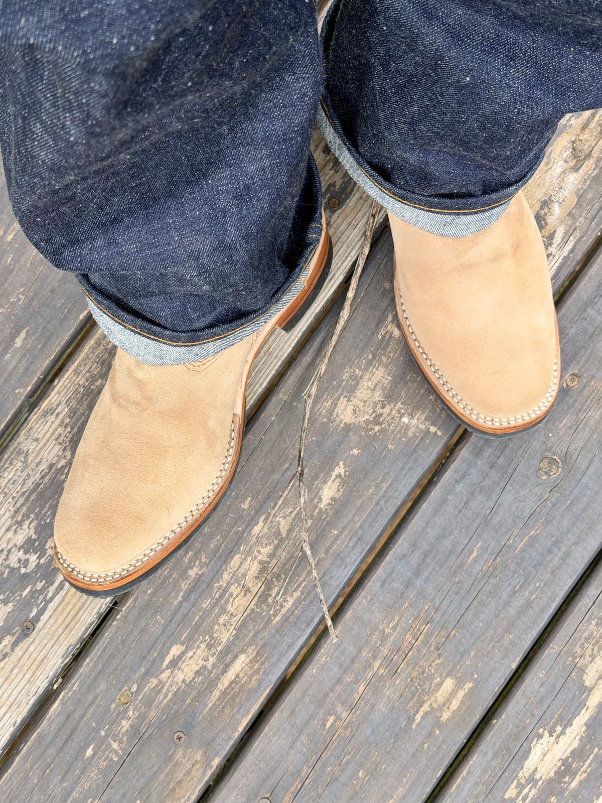 Photo by BigDawg308 on June 25, 2026 of the Wesco Mister Lou in Horween Marine Field Roughout.