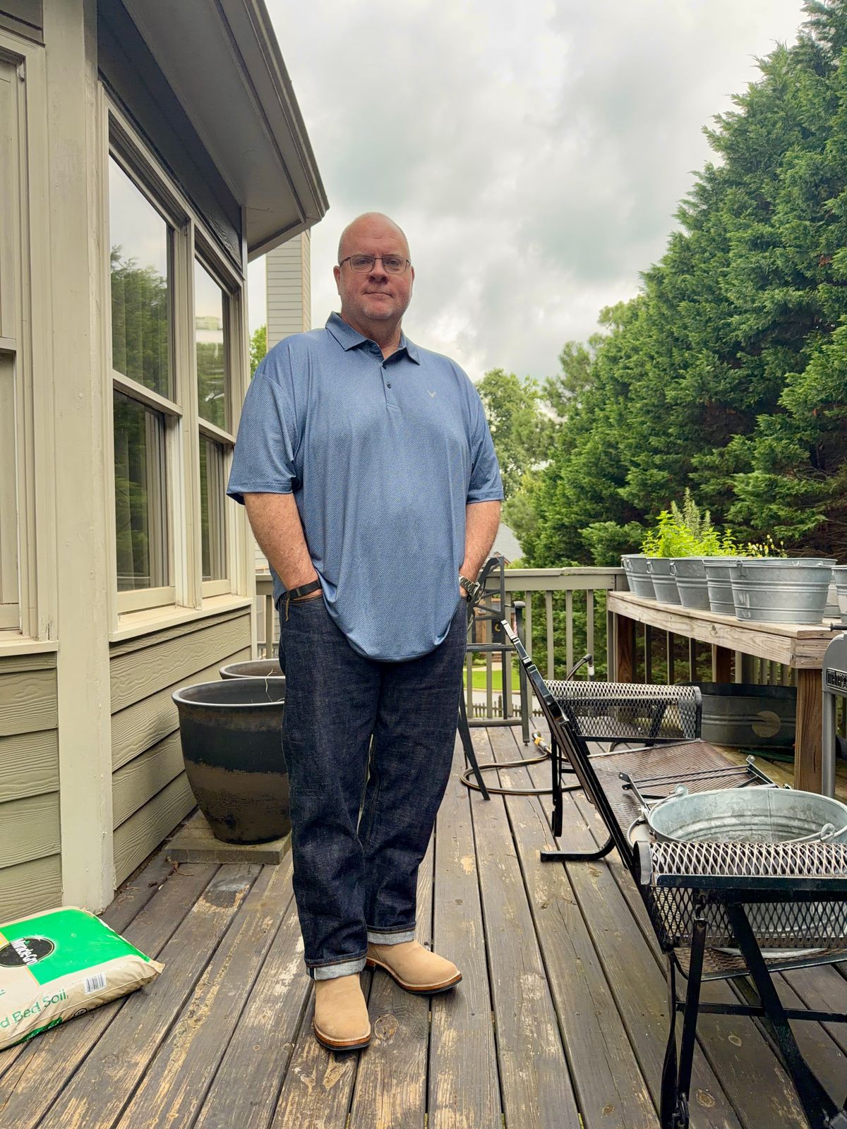 Photo by BigDawg308 on June 25, 2026 of the Wesco Mister Lou in Horween Marine Field Roughout.