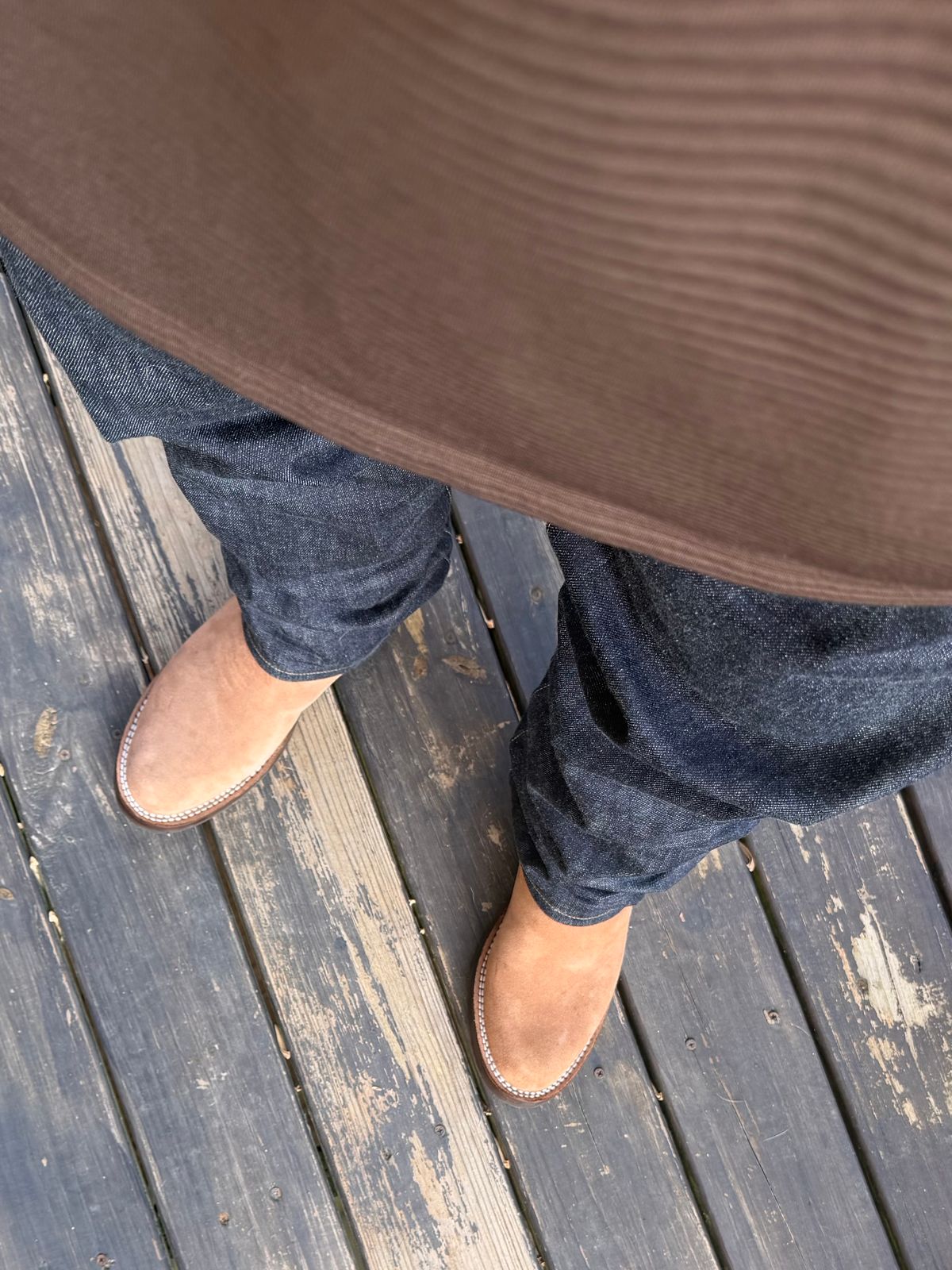 Photo by BigDawg308 on December 24, 2025 of the Nicks Doc Wellington in Horween Light Natural Dublin.