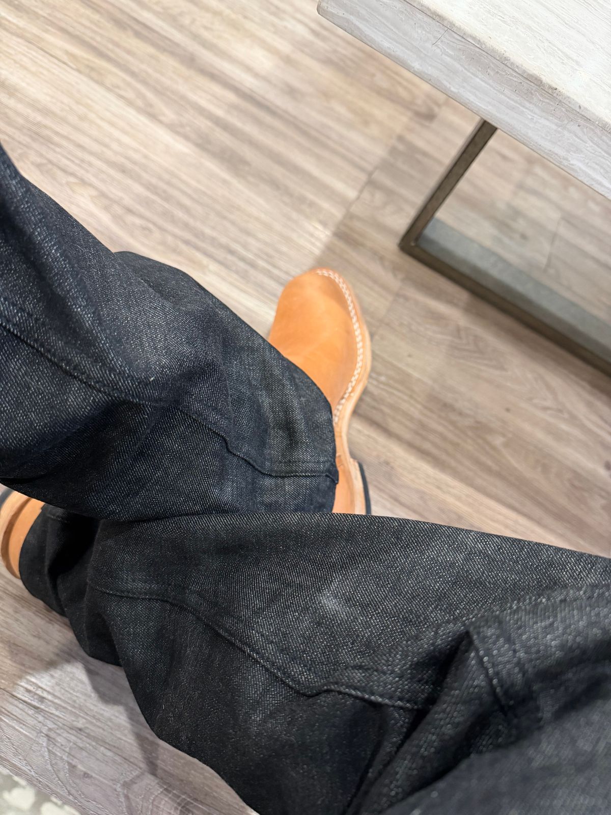 Photo by BigDawg308 on April 6, 2026 of the Nicks Doc Wellington in Horween Light Natural Dublin.