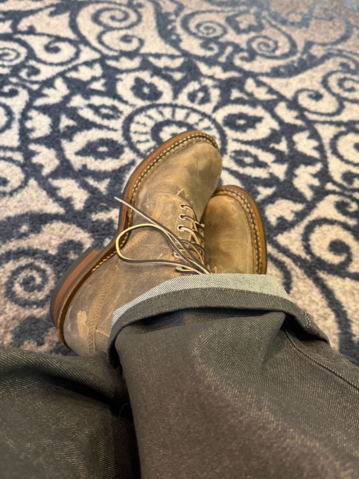 Photo by BigDawg308 on March 10, 2026 of the White's 350 Cruiser in C.F. Stead Tobacco Waxy Commander.