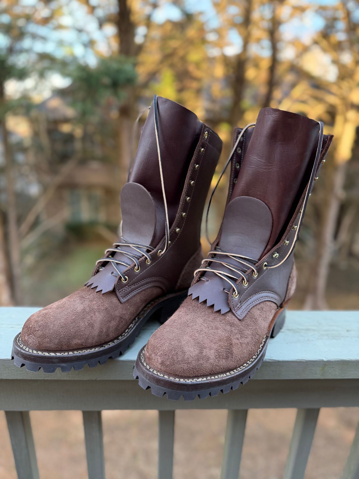 Photo by BigDawg308 on February 12, 2026 of the Frank's Boots Icelander in Seidel Walnut Oil Tan.