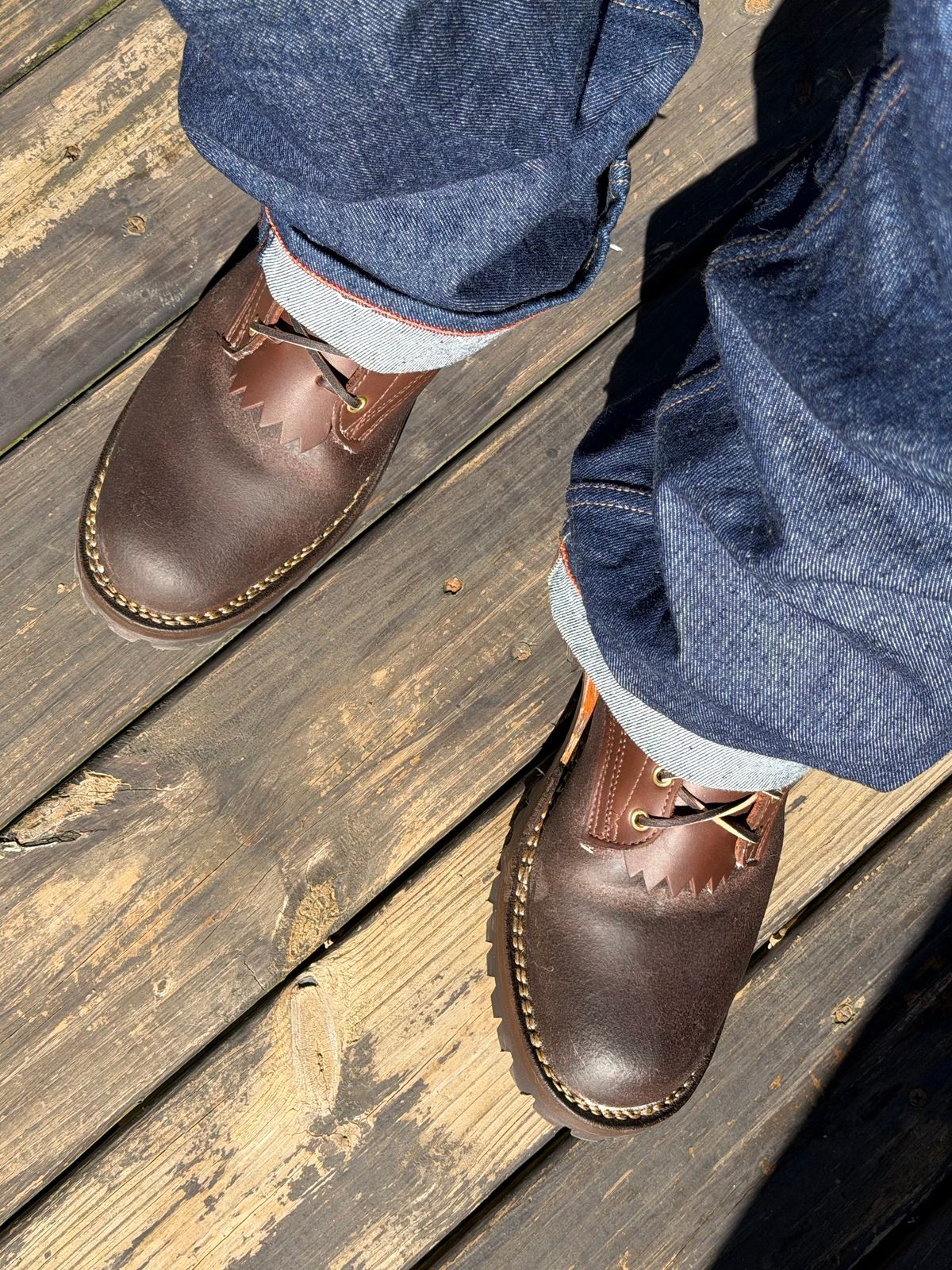 Photo by BigDawg308 on February 22, 2026 of the Frank's Boots Icelander in Seidel Walnut Oil Tan.