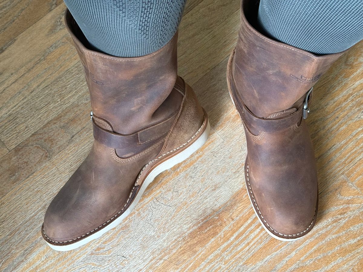 Photo by BigDawg308 on August 31, 2025 of the White's Cykel 4014 in Seidel Distressed Smooth & Seidel Distressed Roughout.