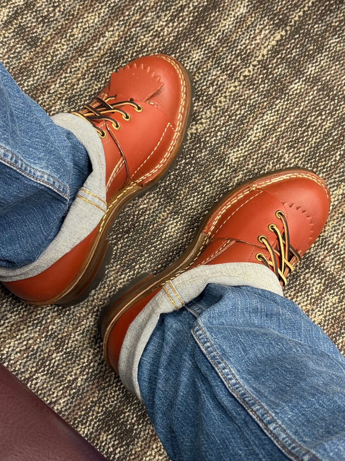 Photo by BigDawg308 on June 9, 2025 of the Wesco Highliner in Seidel Redwood Oil Tan.