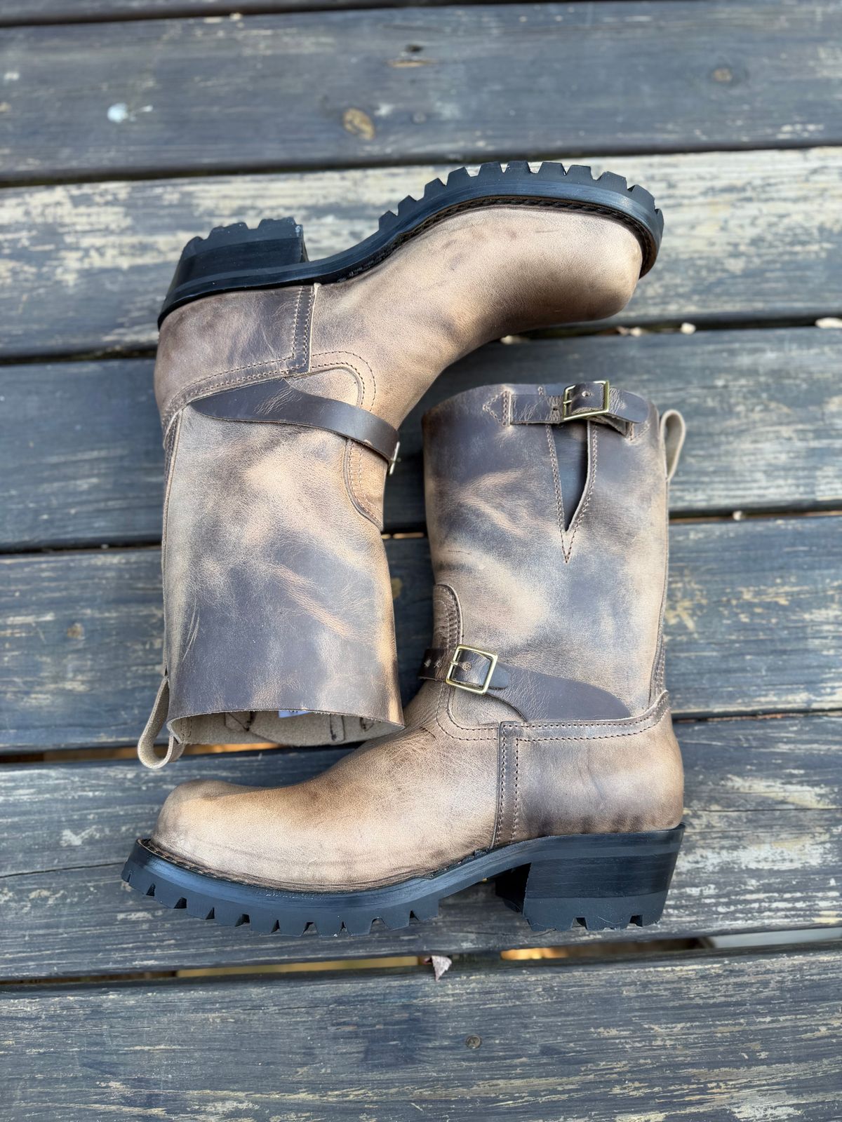 Photo by BigDawg308 on November 18, 2025 of the Nicks Pullman in Horween Predator Natural.