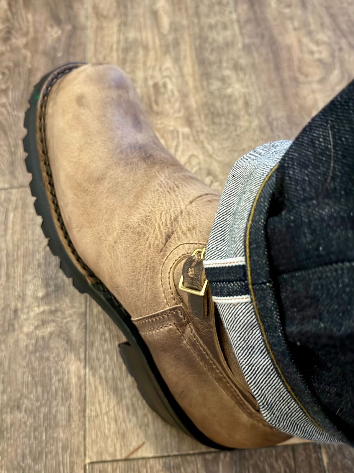 Photo by BigDawg308 on November 21, 2025 of the Nicks Pullman in Horween Predator Natural.