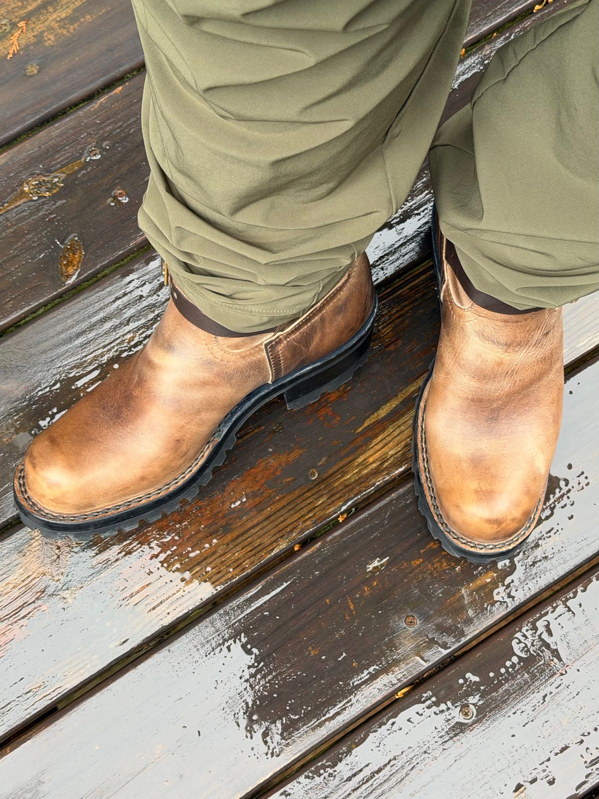 Photo by BigDawg308 on January 3, 2026 of the Nicks Pullman in Horween Predator Natural.