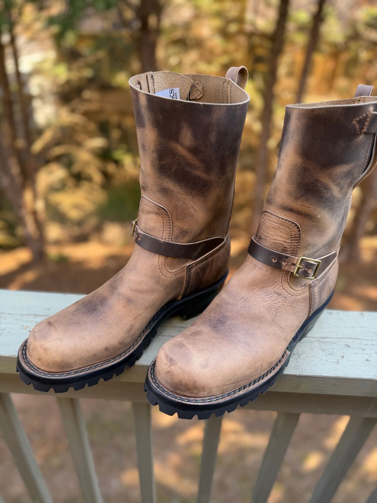 Photo by BigDawg308 on November 18, 2025 of the Nicks Pullman in Horween Predator Natural.