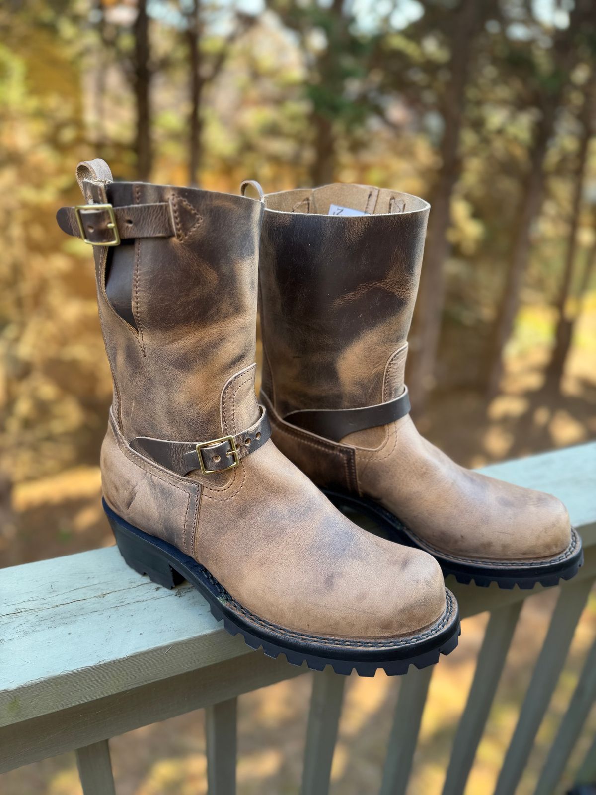 Photo by BigDawg308 on November 18, 2025 of the Nicks Pullman in Horween Predator Natural.