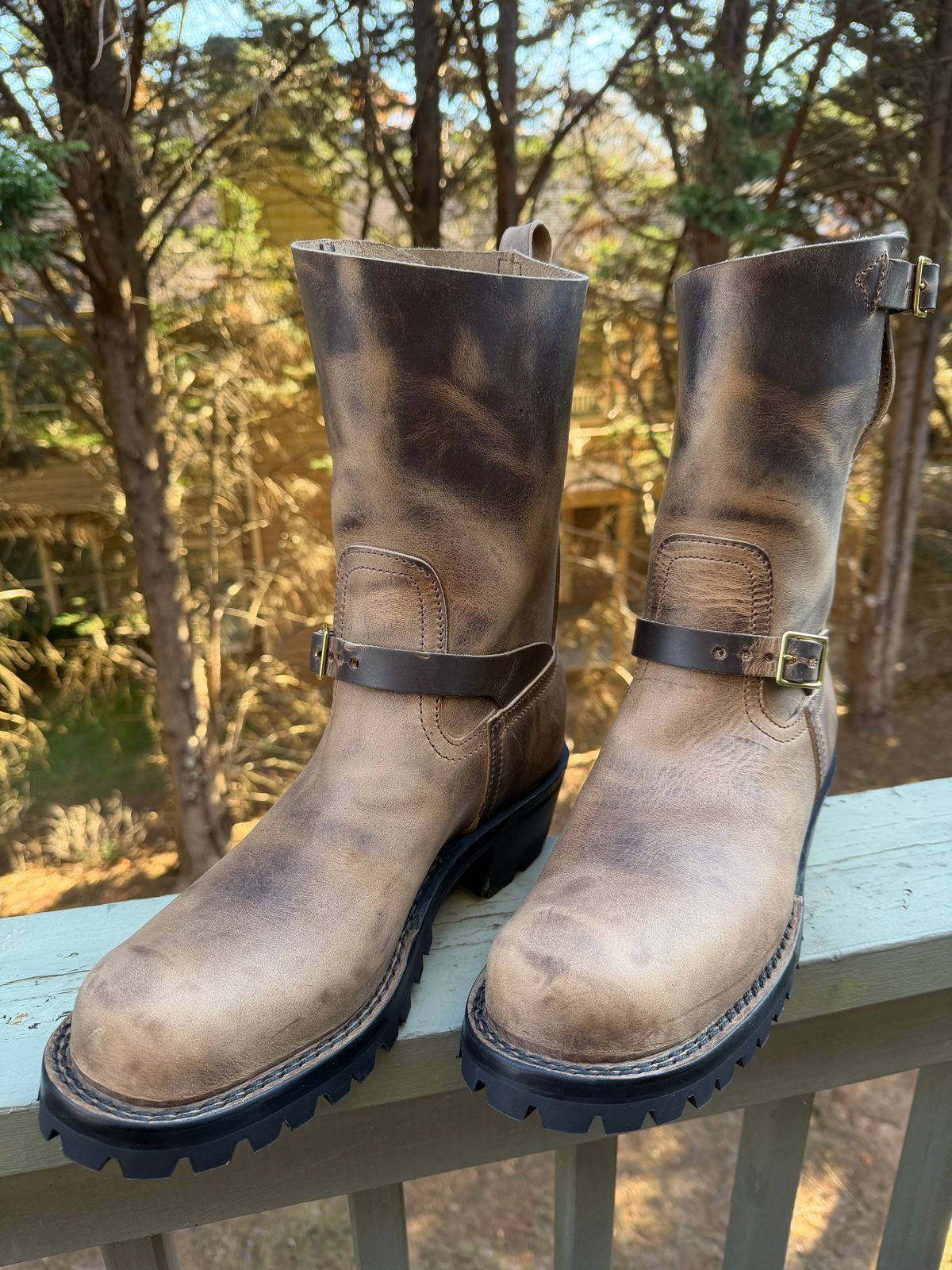 Photo by BigDawg308 on November 18, 2025 of the Nicks Pullman in Horween Predator Natural.