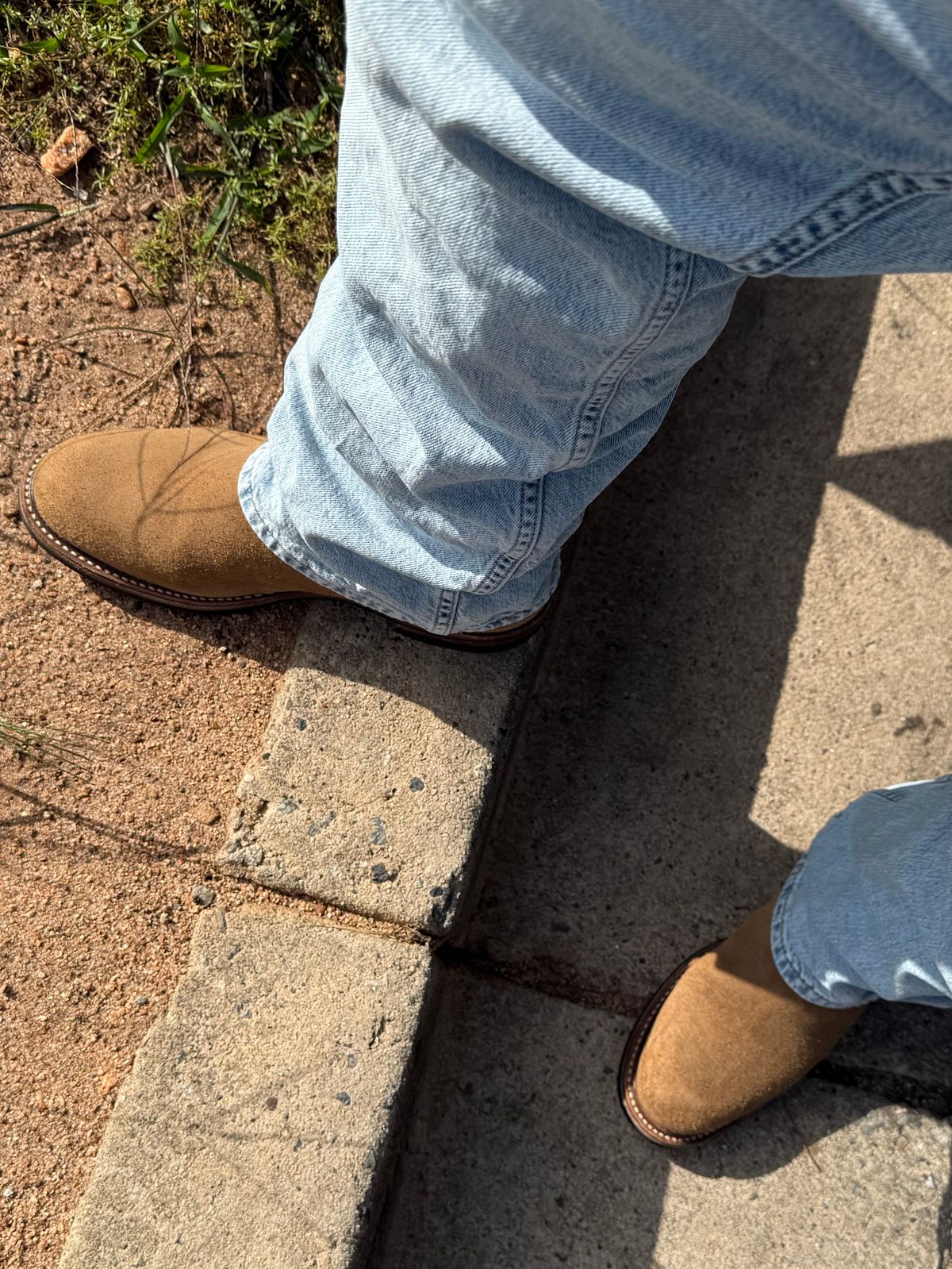 Photo by BigDawg308 on August 11, 2025 of the John Lofgren Duke Roper Boots in Horween Natural Chromexcel.