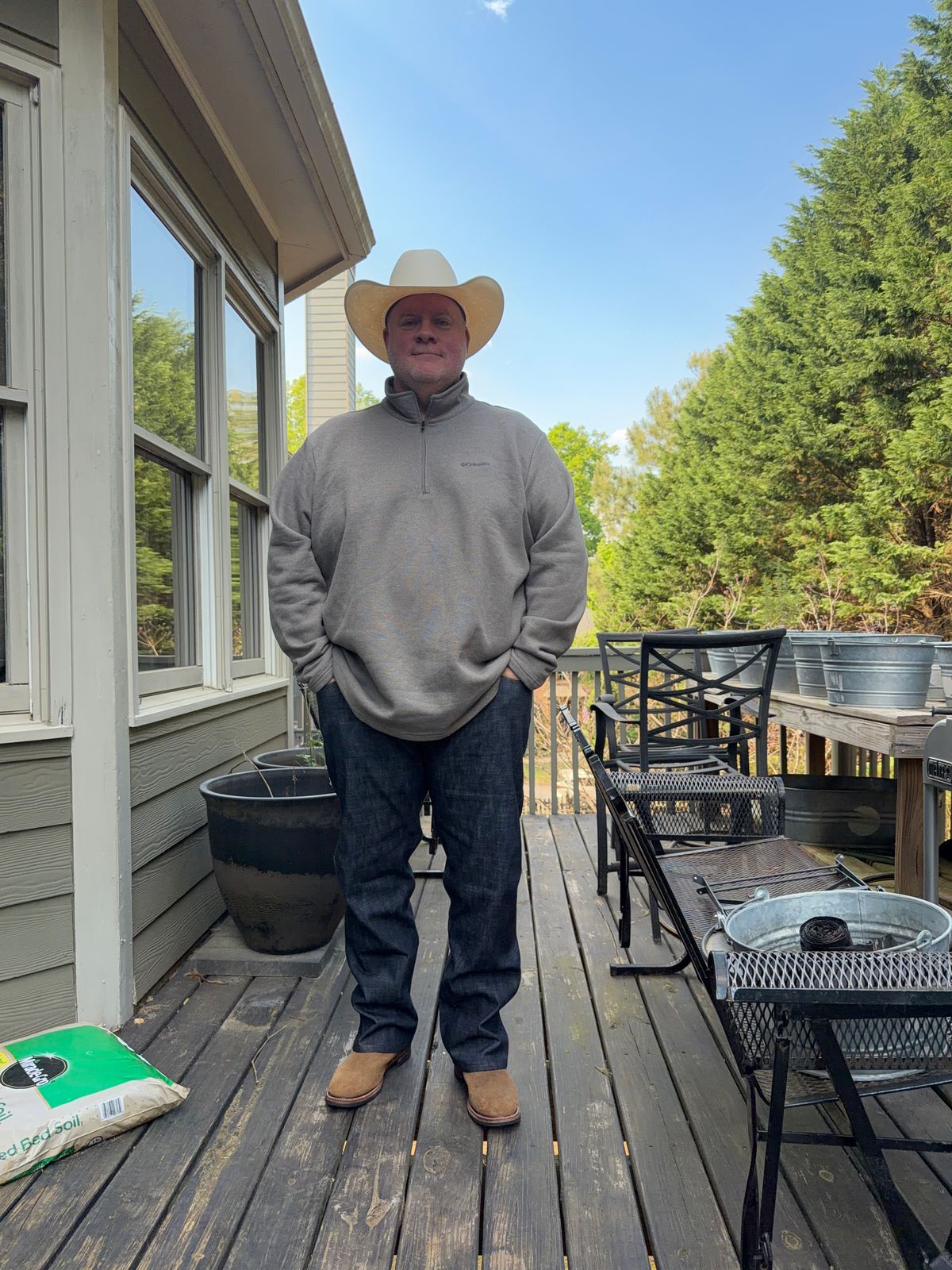 Photo by BigDawg308 on April 23, 2026 of the John Lofgren Duke Roper Boots in Horween Natural Chromexcel.
