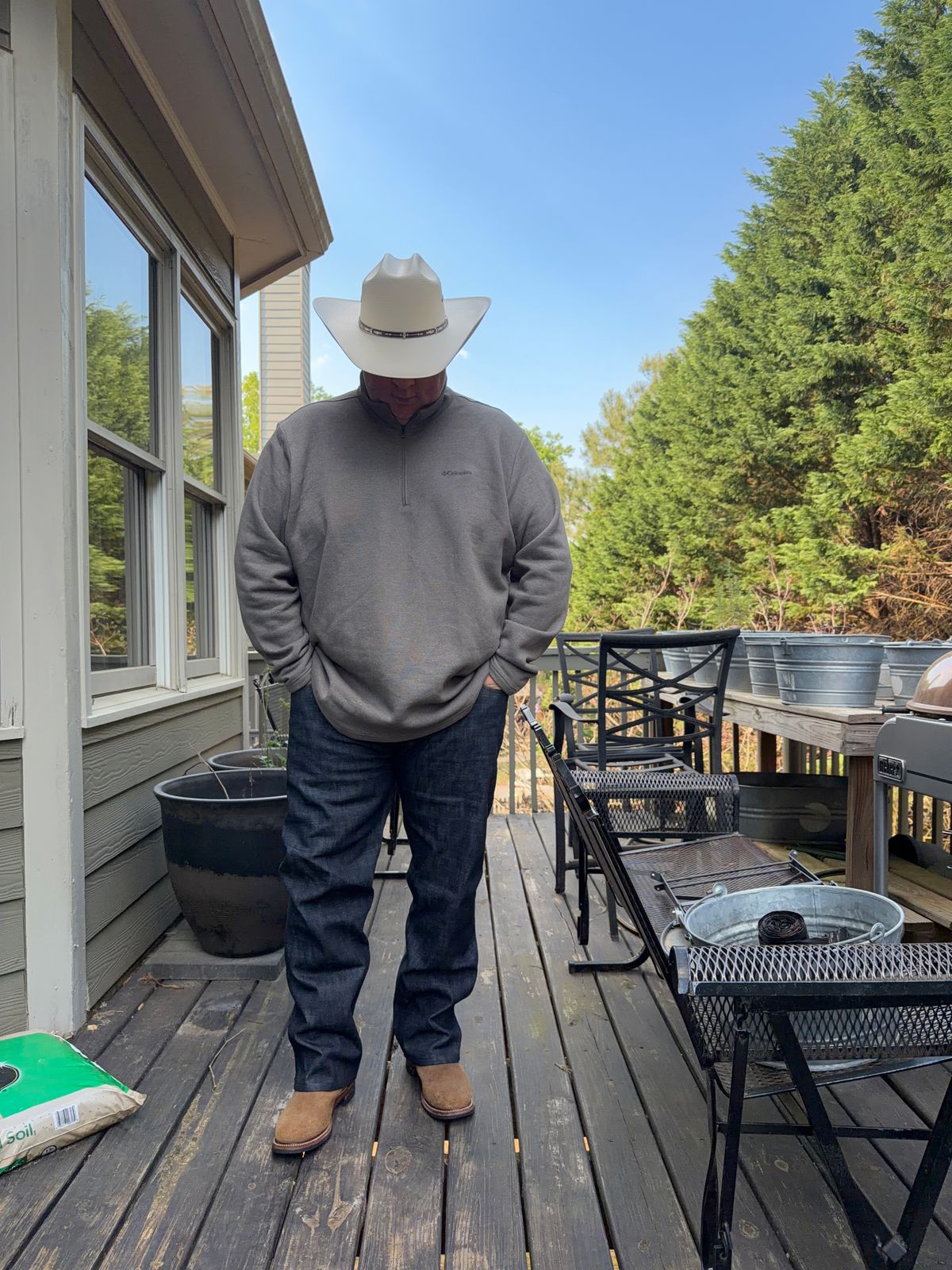 Photo by BigDawg308 on April 23, 2026 of the John Lofgren Duke Roper Boots in Horween Natural Chromexcel.