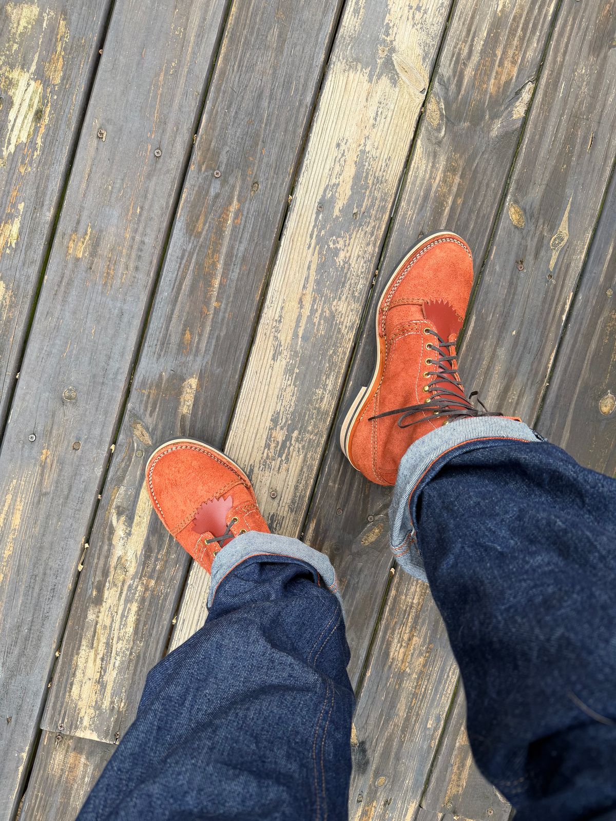 Photo by BigDawg308 on February 28, 2026 of the Wesco Jobmaster in Seidel Redwood Oil Tan Roughout.