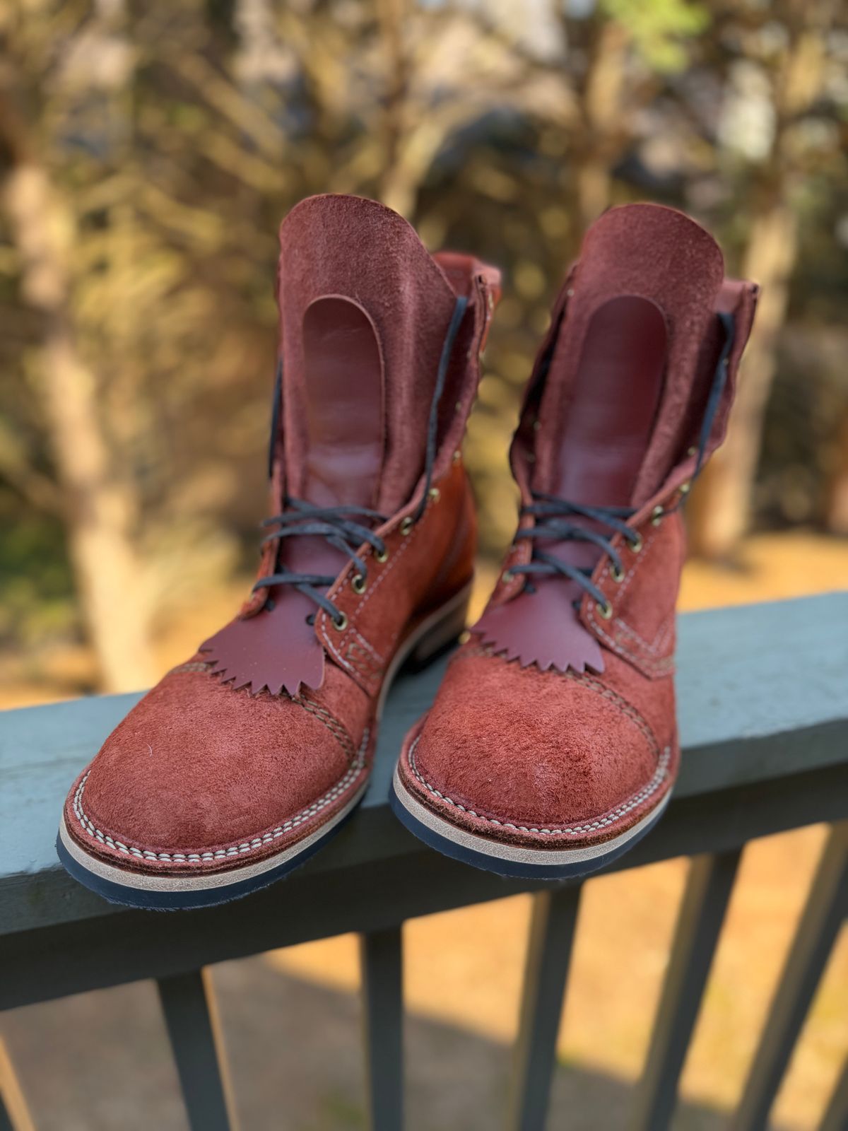 Photo by BigDawg308 on February 28, 2026 of the Wesco Jobmaster in Seidel Redwood Oil Tan Roughout.