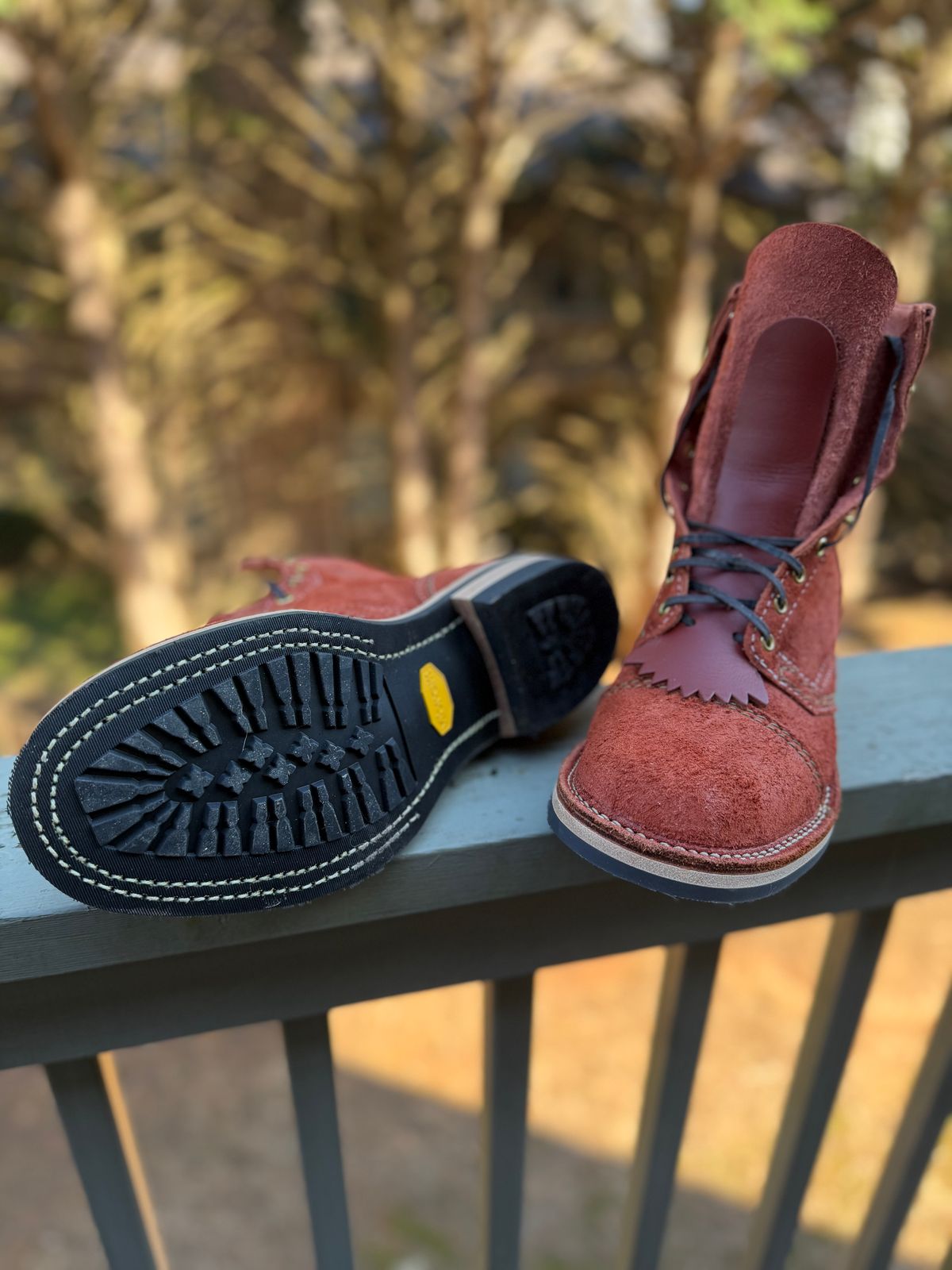 Photo by BigDawg308 on February 28, 2026 of the Wesco Jobmaster in Seidel Redwood Oil Tan Roughout.