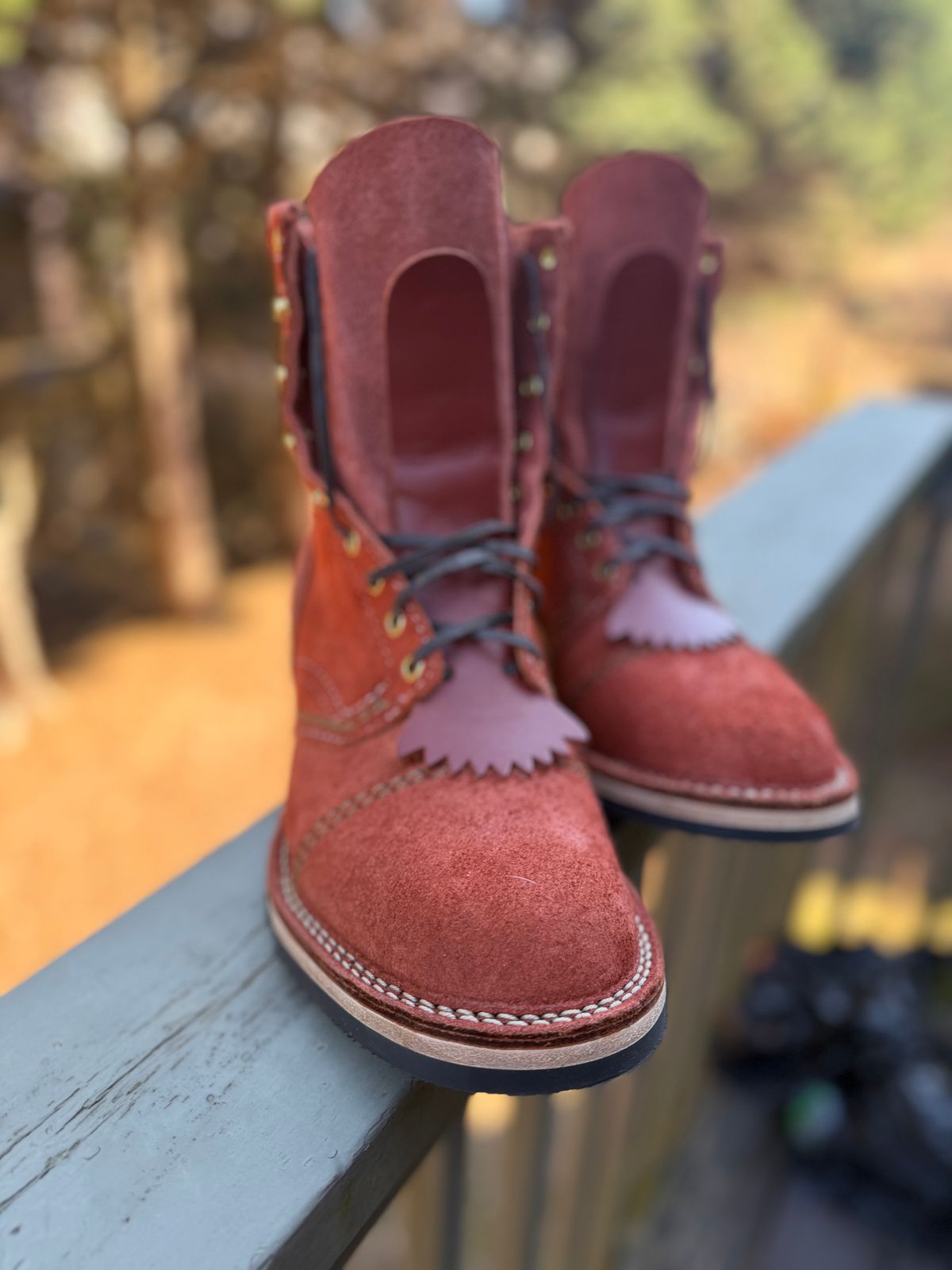 Photo by BigDawg308 on February 28, 2026 of the Wesco Jobmaster in Seidel Redwood Oil Tan Roughout.