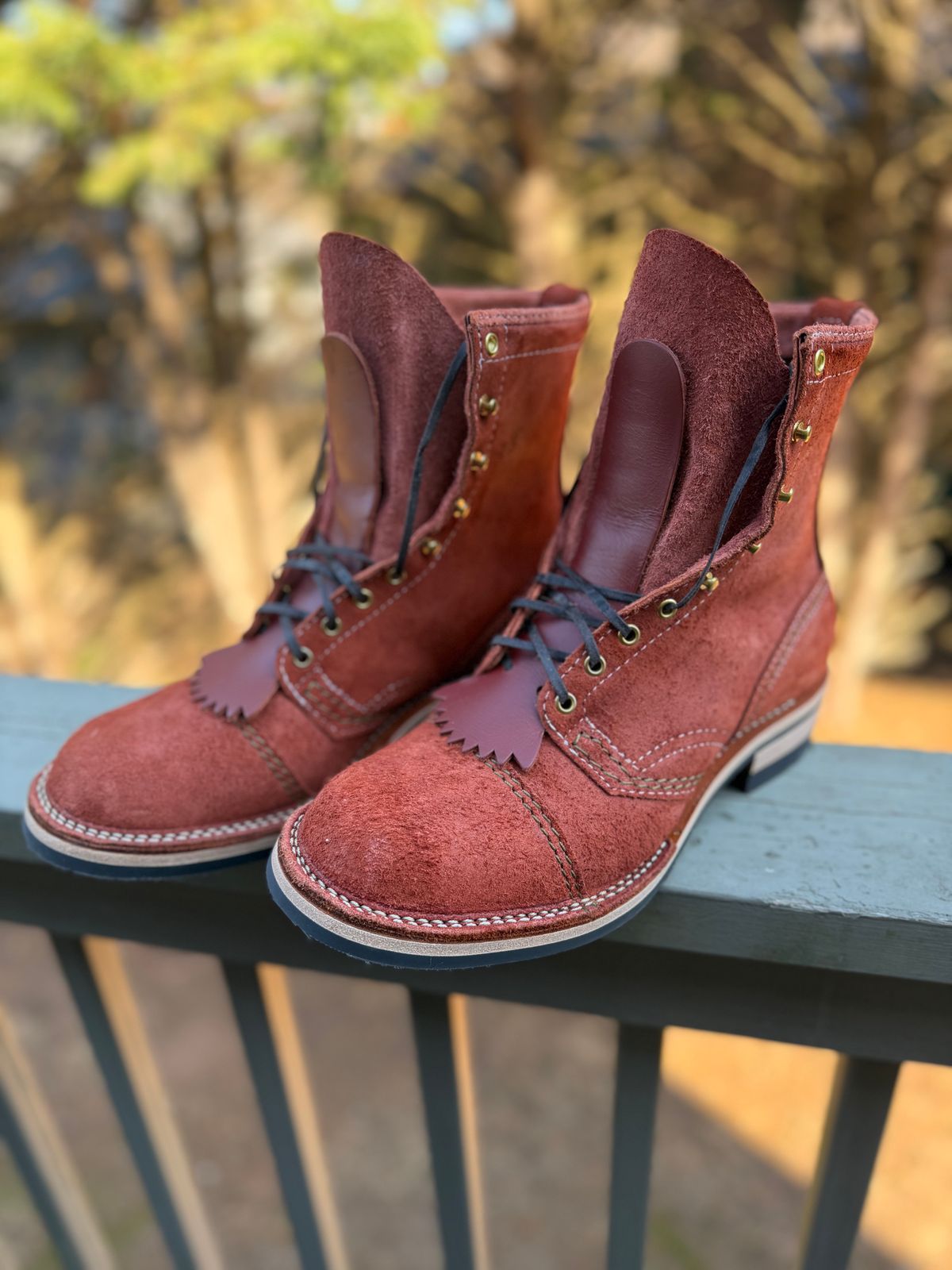 Photo by BigDawg308 on February 28, 2026 of the Wesco Jobmaster in Seidel Redwood Oil Tan Roughout.