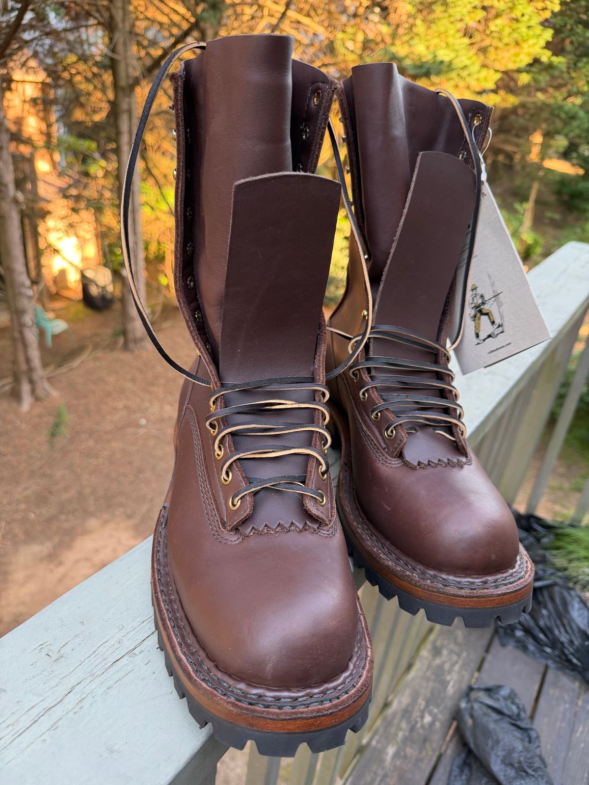 Photo by BigDawg308 on April 13, 2026 of the White's Smokejumper in Seidel Brown Oil Tan.