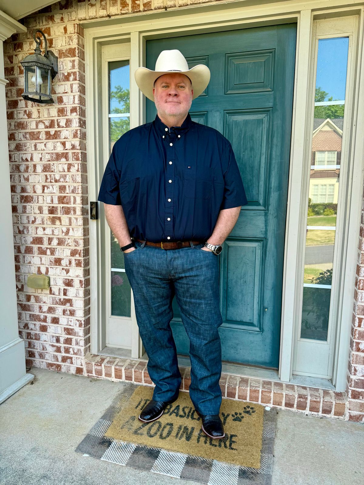 Photo by BigDawg308 on April 24, 2026 of the Lucchese Custom Model in Caiman Belly.