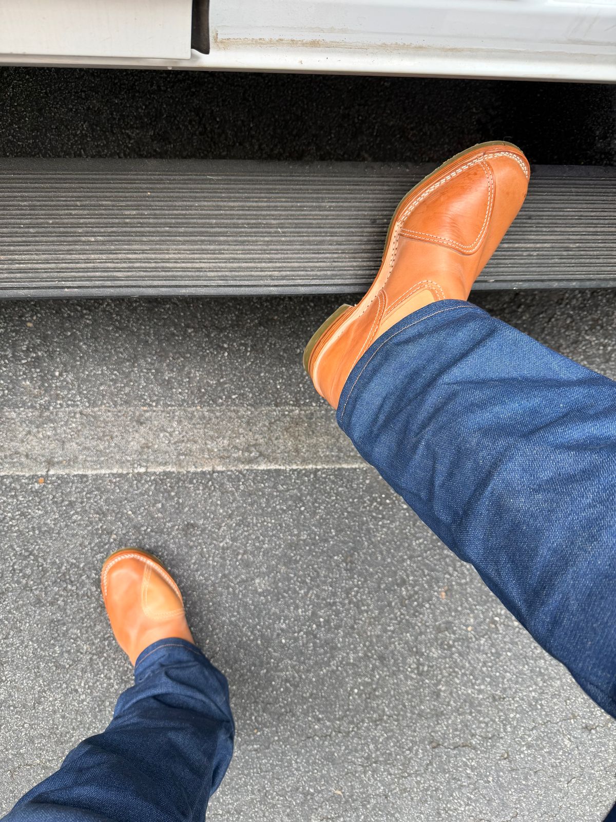 Photo by BigDawg308 on October 7, 2025 of the Wesco Morrison in Maryam Natural Horsebutt & Seidel Burlap.