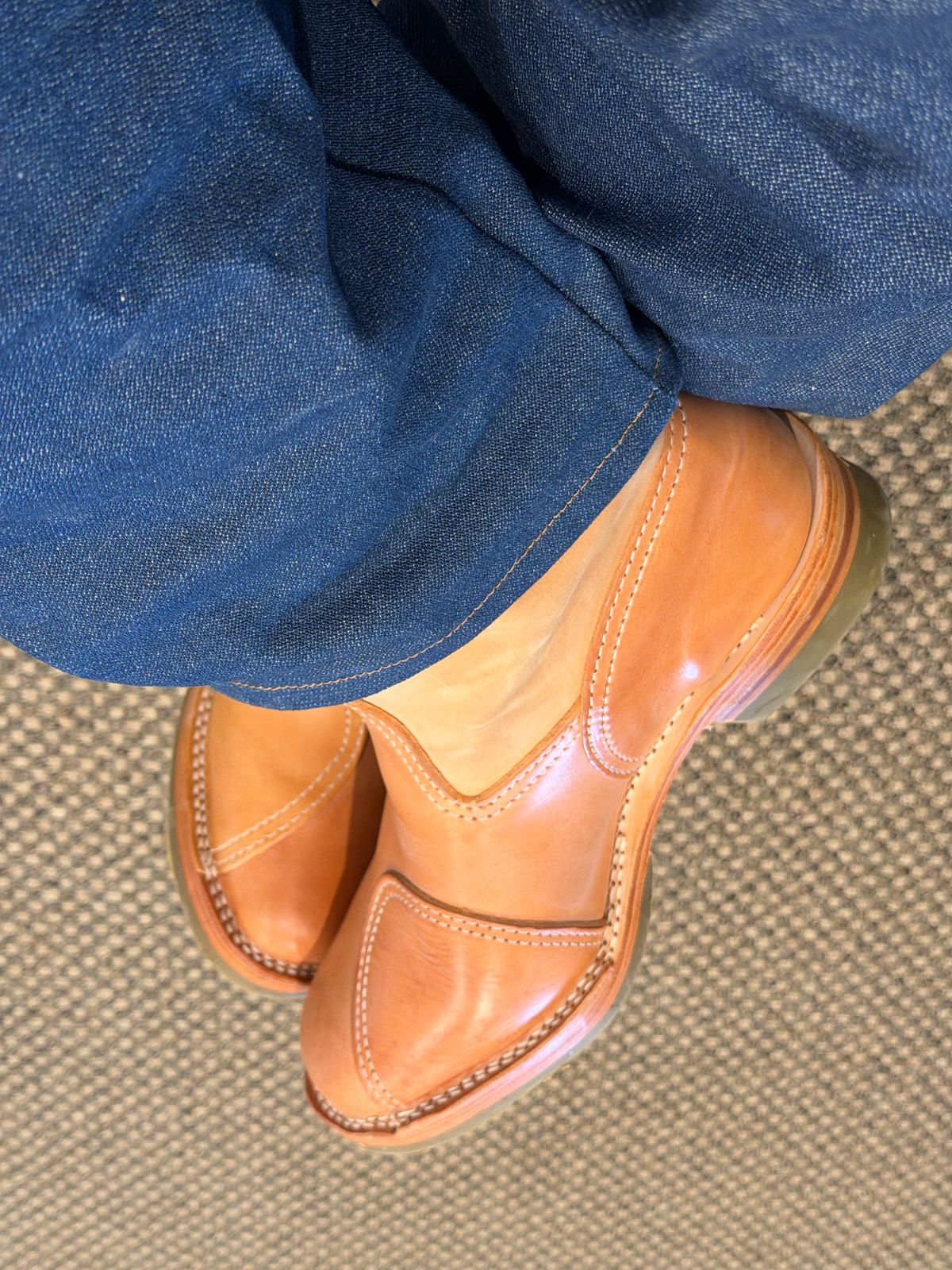 Photo by BigDawg308 on October 7, 2025 of the Wesco Morrison in Maryam Natural Horsebutt & Seidel Burlap.