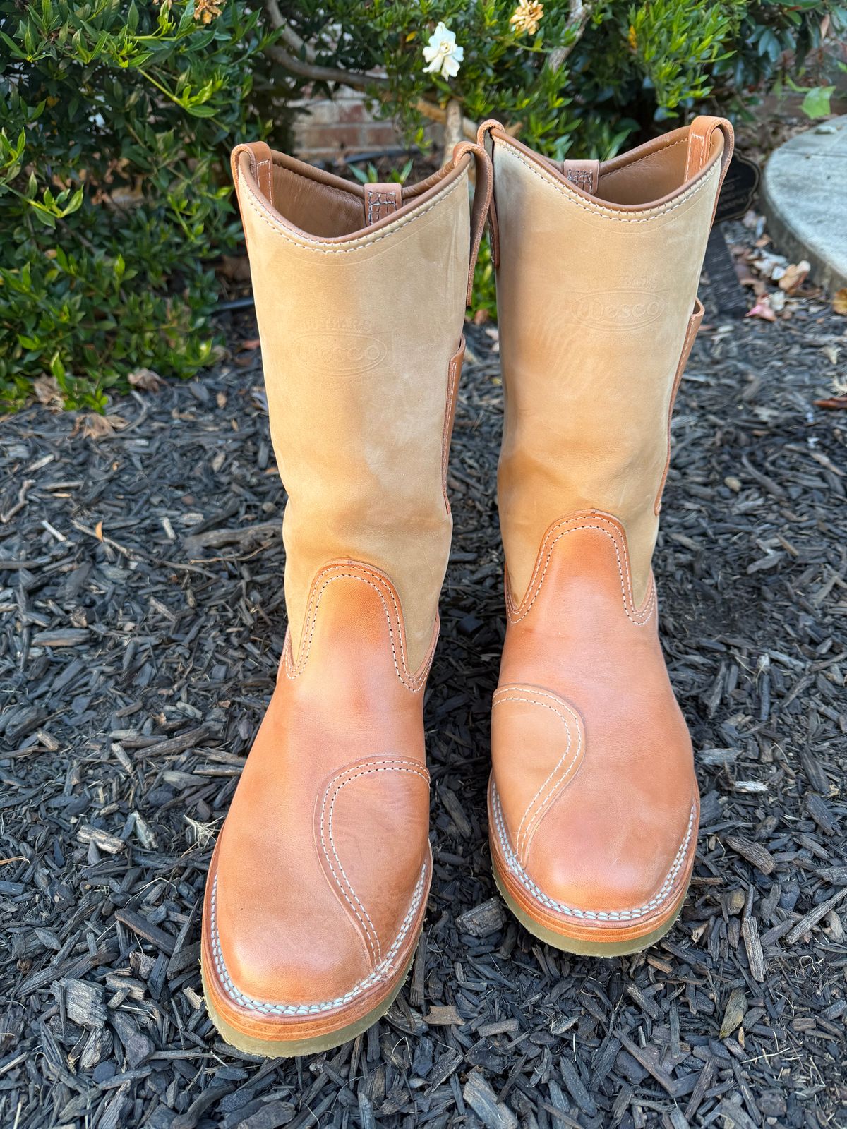 Photo by BigDawg308 on October 14, 2025 of the Wesco Morrison in Maryam Natural Horsebutt & Seidel Burlap.