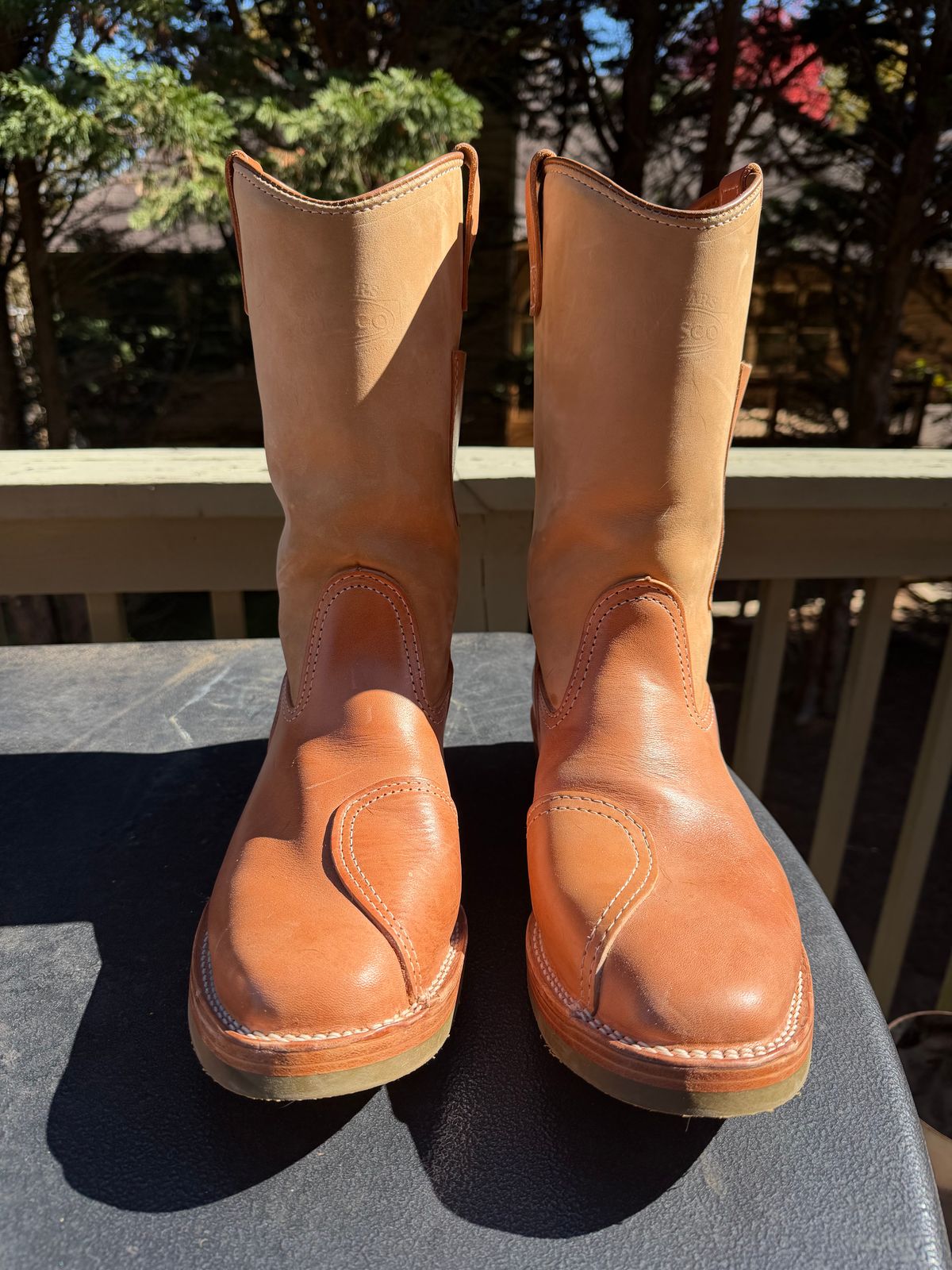 Photo by BigDawg308 on November 4, 2025 of the Wesco Morrison in Maryam Natural Horsebutt & Seidel Burlap.