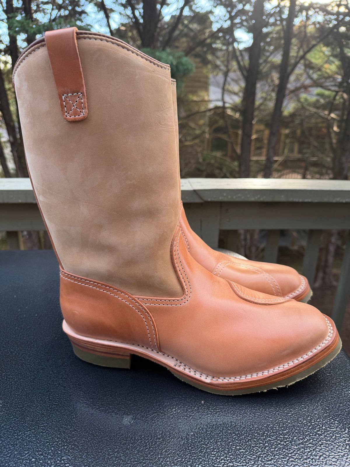 Photo by BigDawg308 on October 1, 2025 of the Wesco Morrison in Maryam Natural Horsebutt & Seidel Burlap.