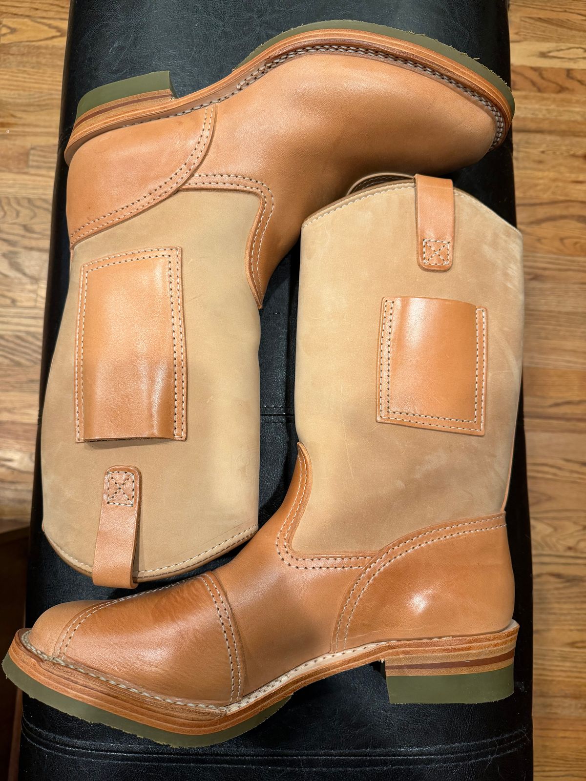 Photo by BigDawg308 on October 1, 2025 of the Wesco Morrison in Maryam Natural Horsebutt & Seidel Burlap.