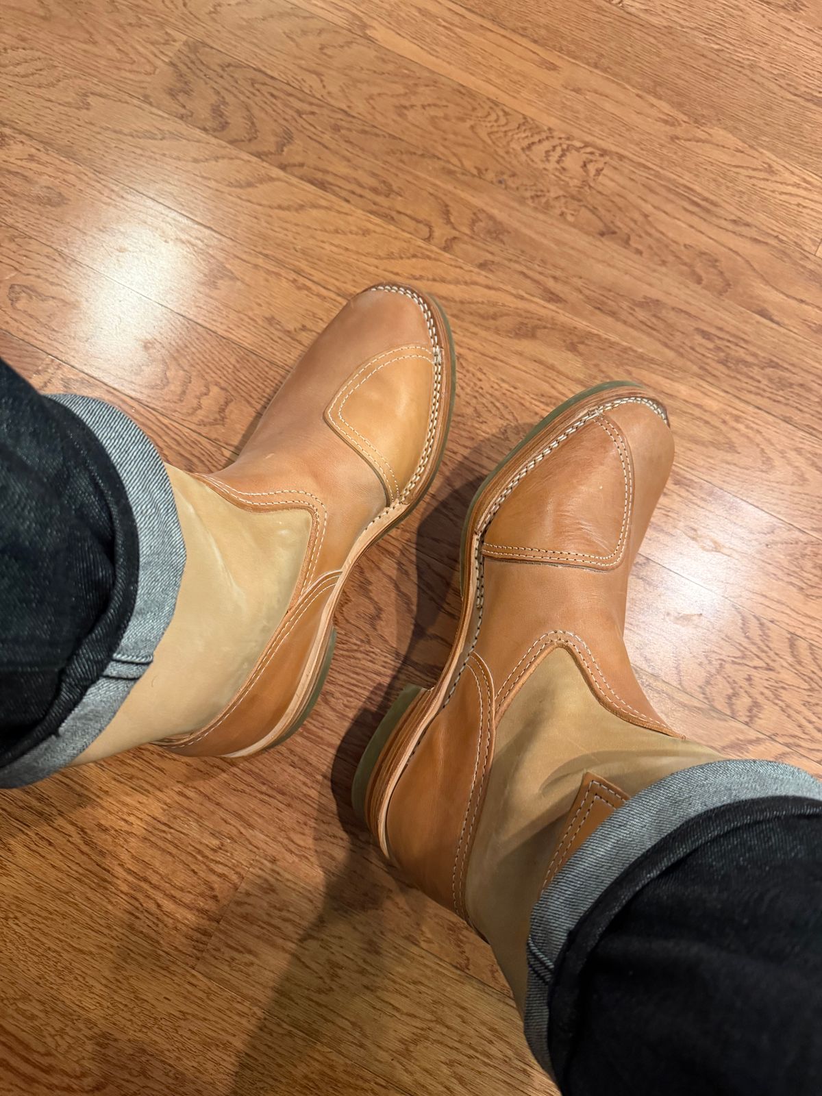 Photo by BigDawg308 on March 30, 2026 of the Wesco Morrison in Maryam Natural Horsebutt & Seidel Burlap.