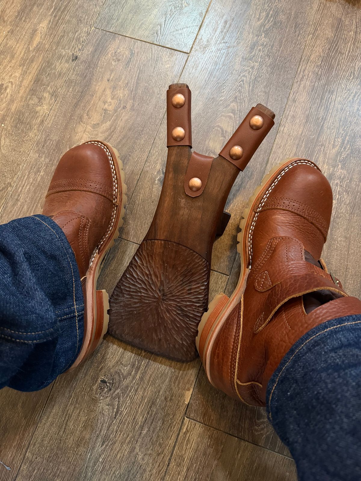 Photo by BigDawg308 on November 19, 2025 of the Nicks TankerPro in Law Tanning Peanut Big Horn Shrunken Bison.