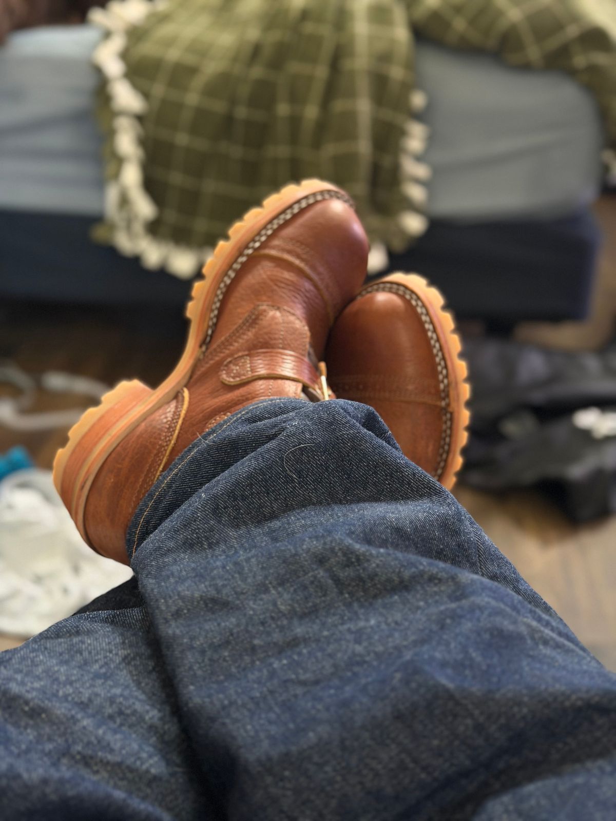 Photo by BigDawg308 on November 19, 2025 of the Nicks TankerPro in Law Tanning Peanut Big Horn Shrunken Bison.