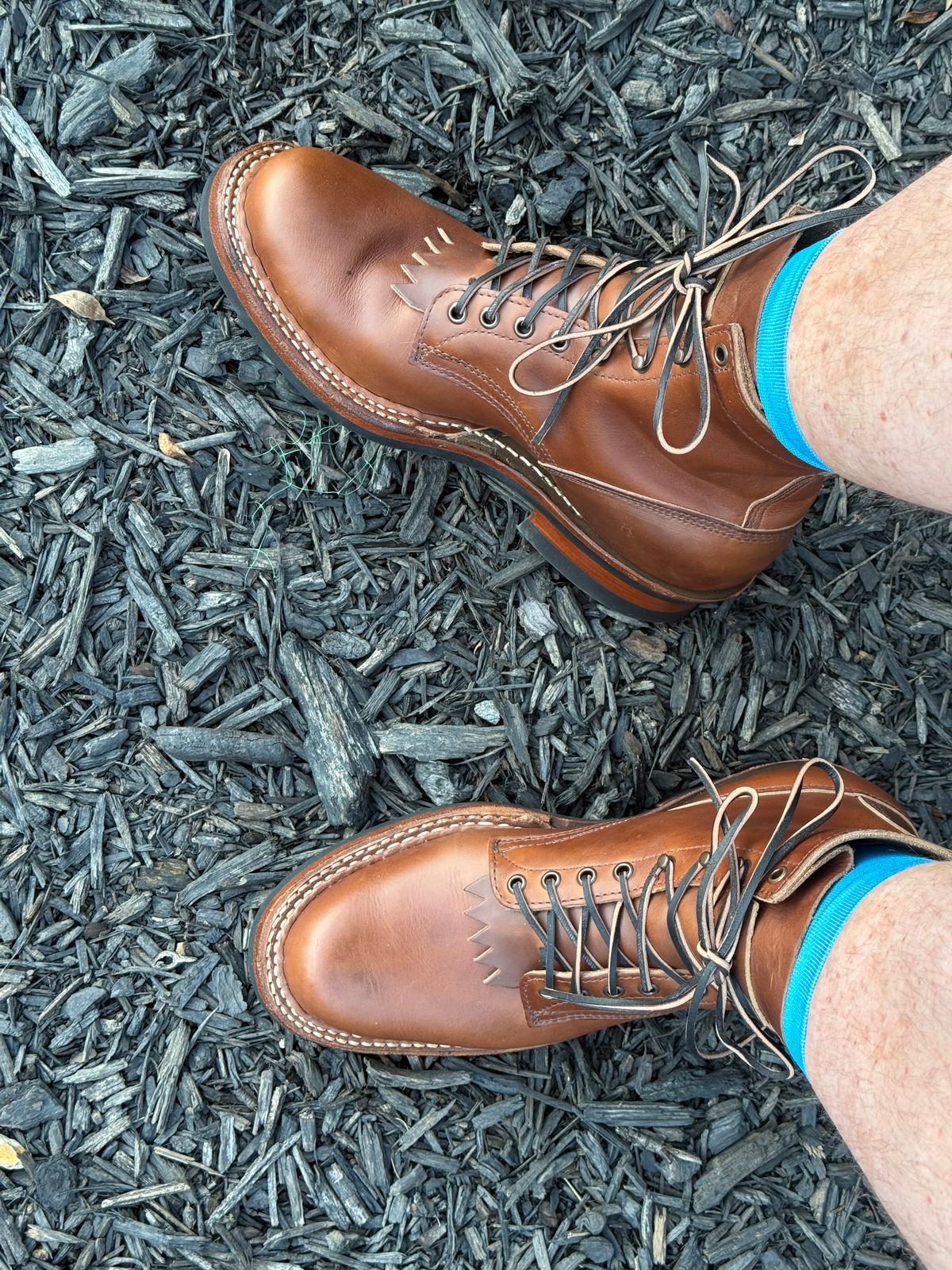 Photo by BigDawg308 on July 25, 2025 of the White's 350 Cruiser in Horween British Tan Chromexcel.