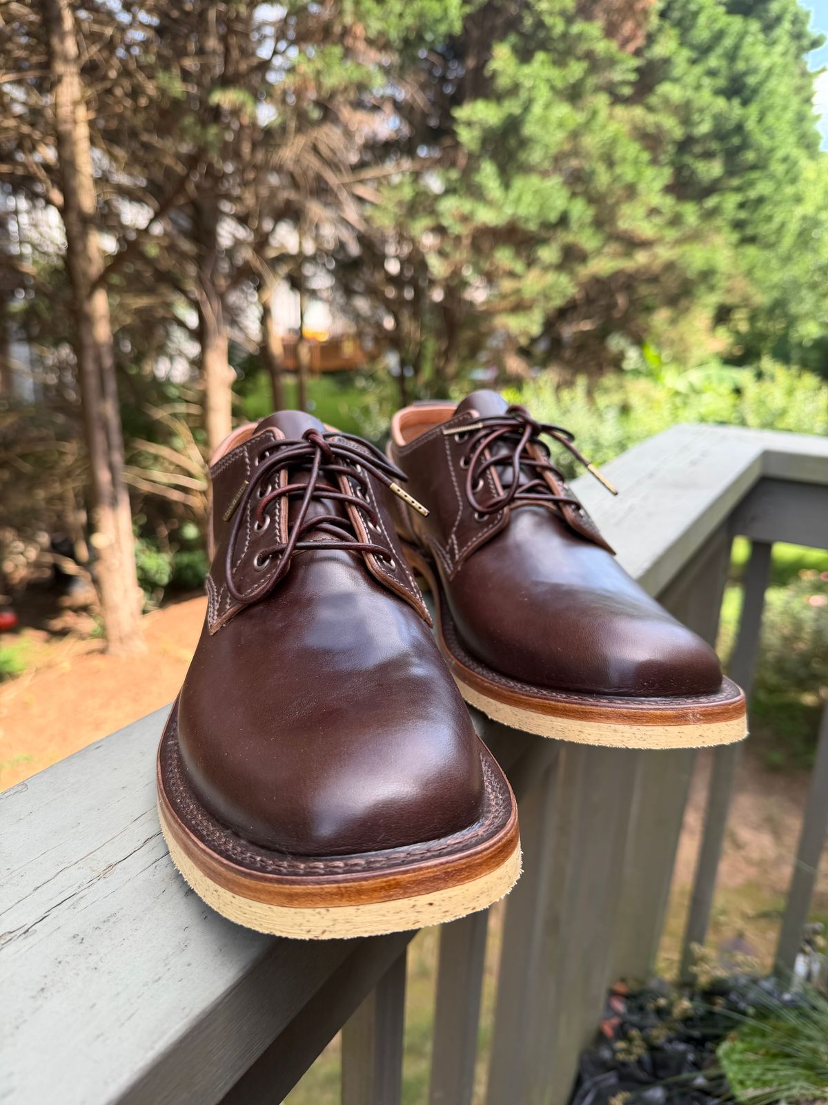 Photo by BigDawg308 on June 29, 2026 of the BHHB Front Street Shoe in Maryam Walnut Horsebutt.