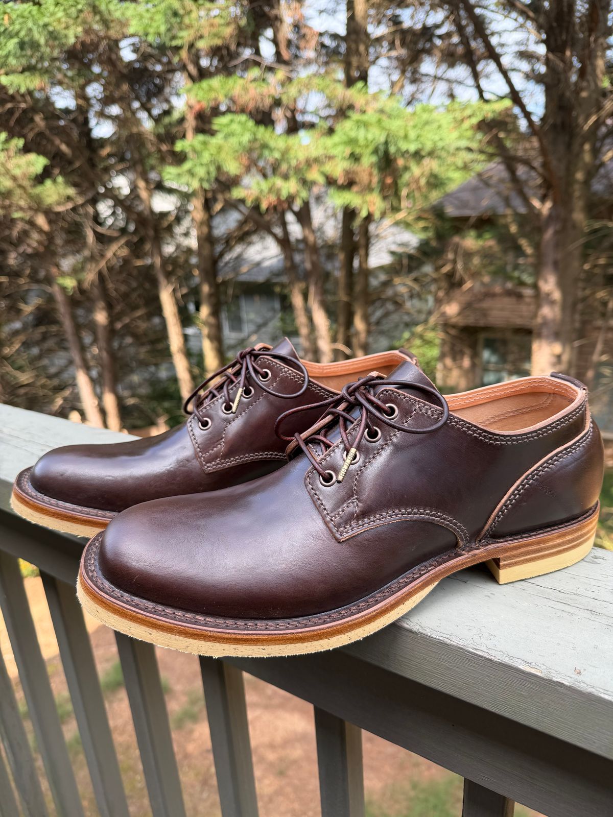 Photo by BigDawg308 on June 29, 2026 of the BHHB Front Street Shoe in Maryam Walnut Horsebutt.