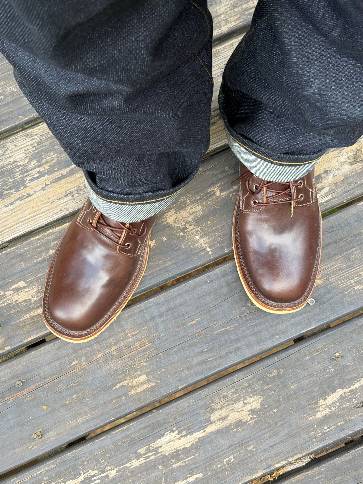 Photo by BigDawg308 on June 29, 2026 of the BHHB Front Street Shoe in Maryam Walnut Horsebutt.