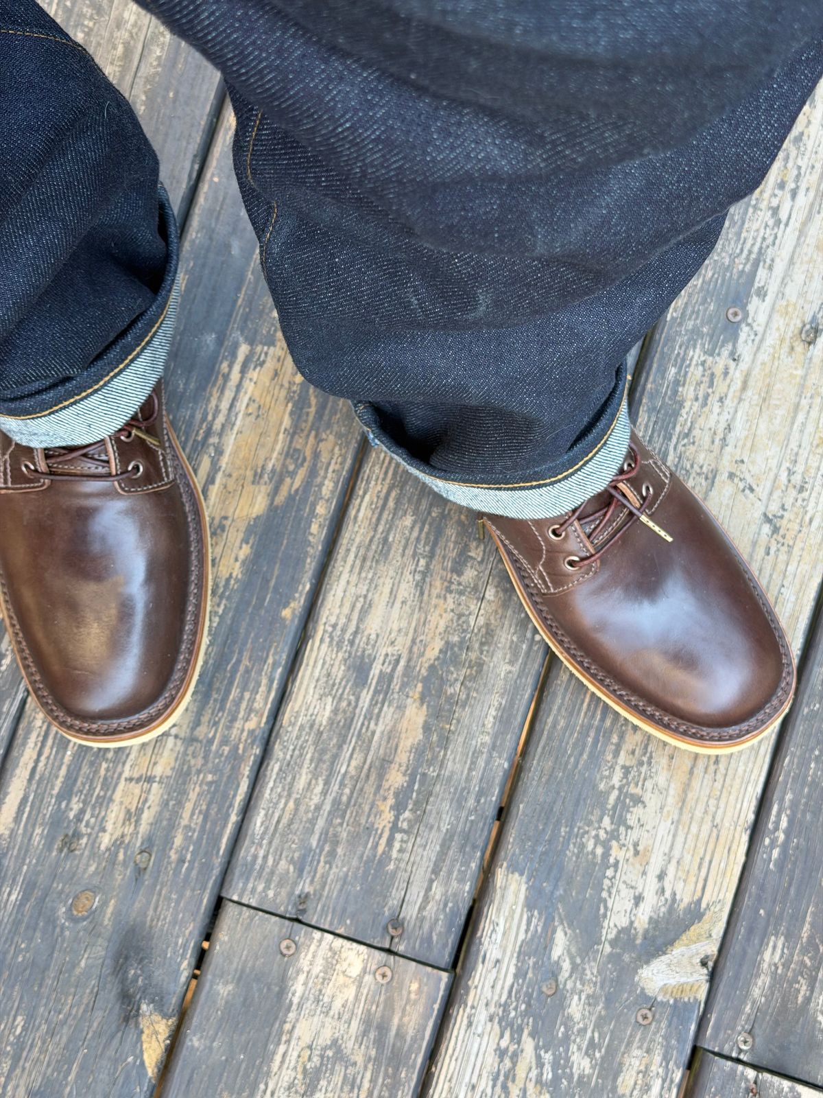 Photo by BigDawg308 on July 8, 2026 of the BHHB Front Street Shoe in Maryam Walnut Horsebutt.