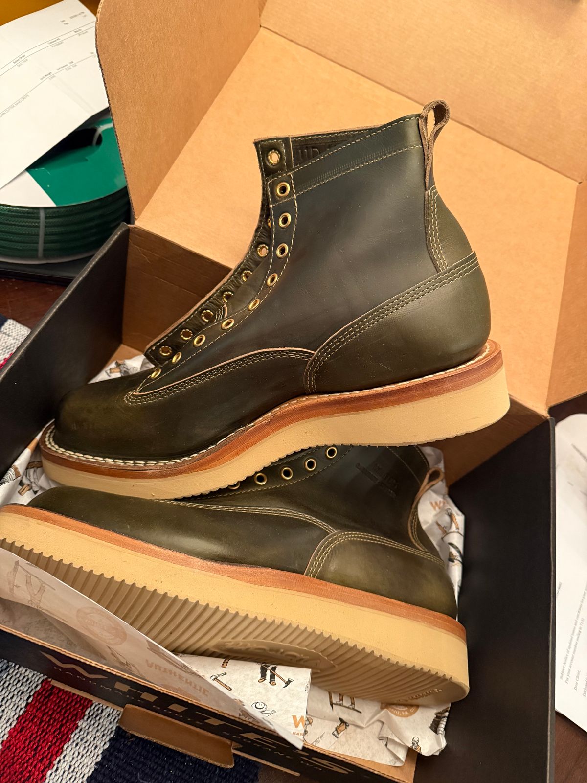 Photo by BigDawg308 on March 6, 2025 of the White's C350LTT-CS in Horween Greener Pastures Chromexcel.