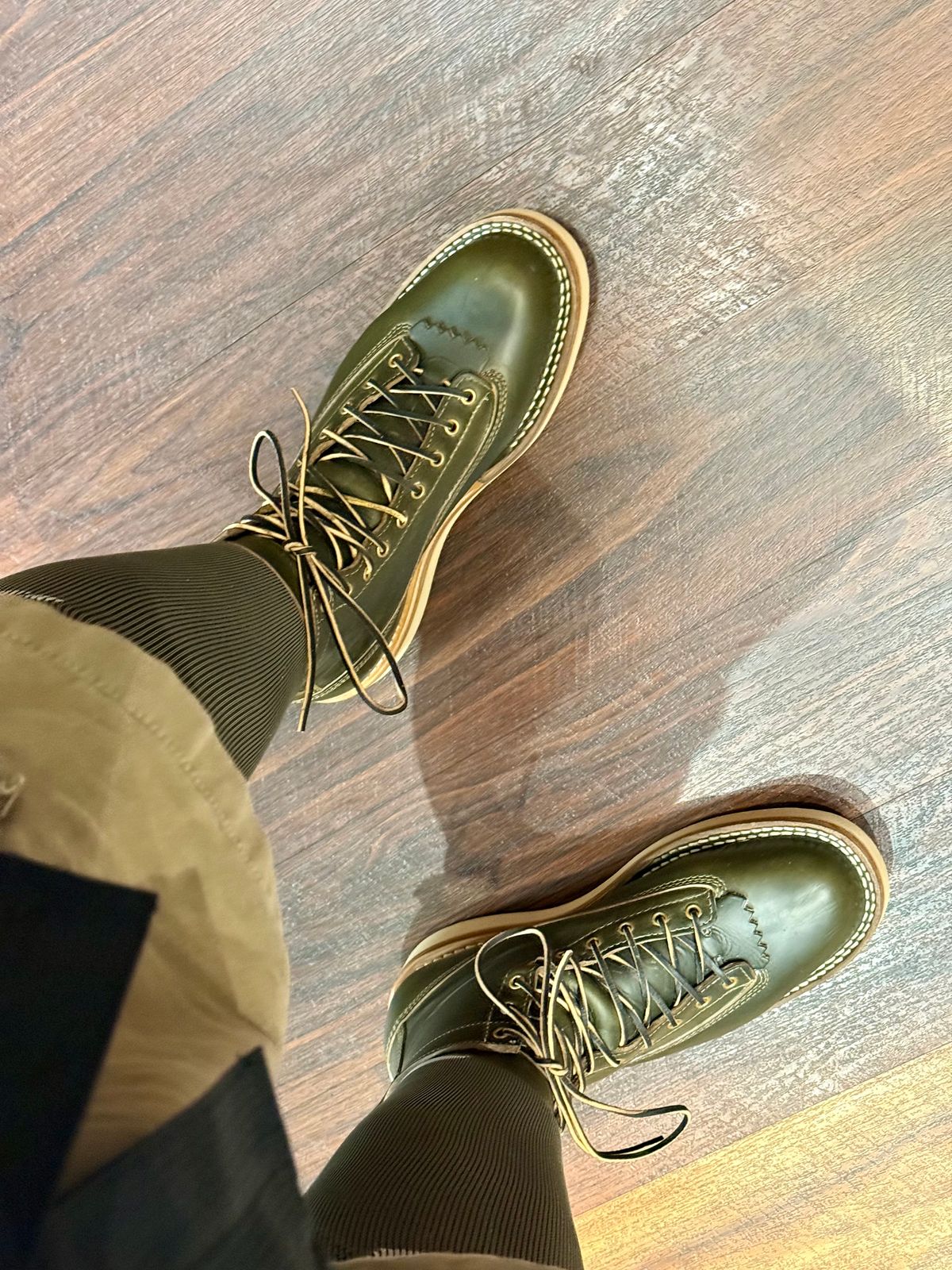Photo by BigDawg308 on April 24, 2025 of the White's C350LTT-CS in Horween Greener Pastures Chromexcel.