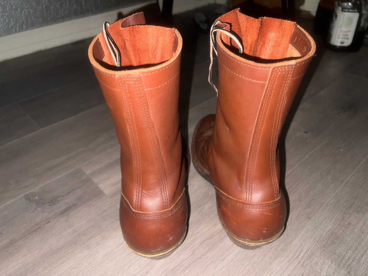 Photo by alex43366 on November 6, 2025 of the White's Packer Pointed Toe in Seidel Red Dog Oil Tan.