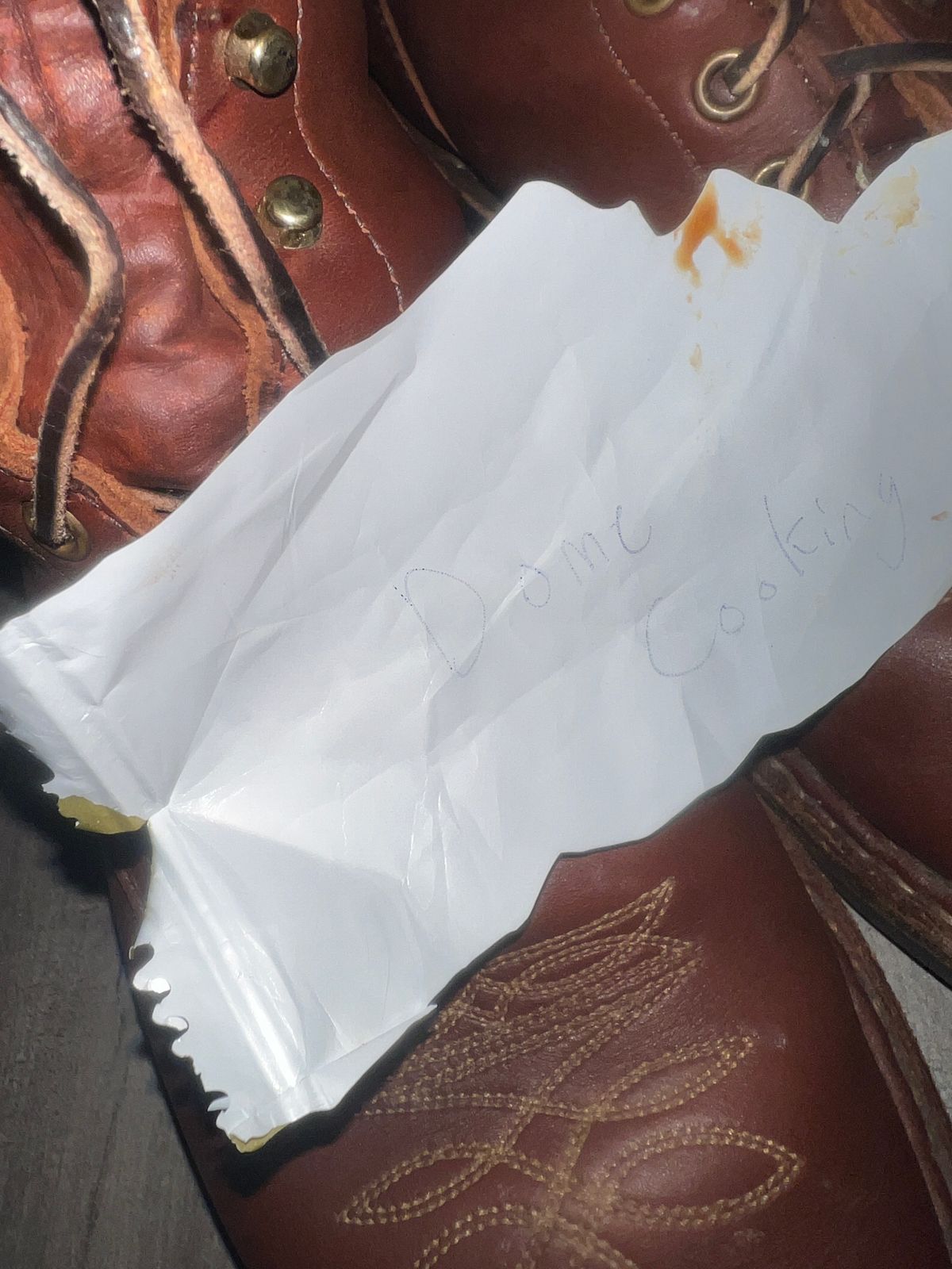 Photo by alex43366 on November 6, 2025 of the White's Packer Pointed Toe in Seidel Red Dog Oil Tan.