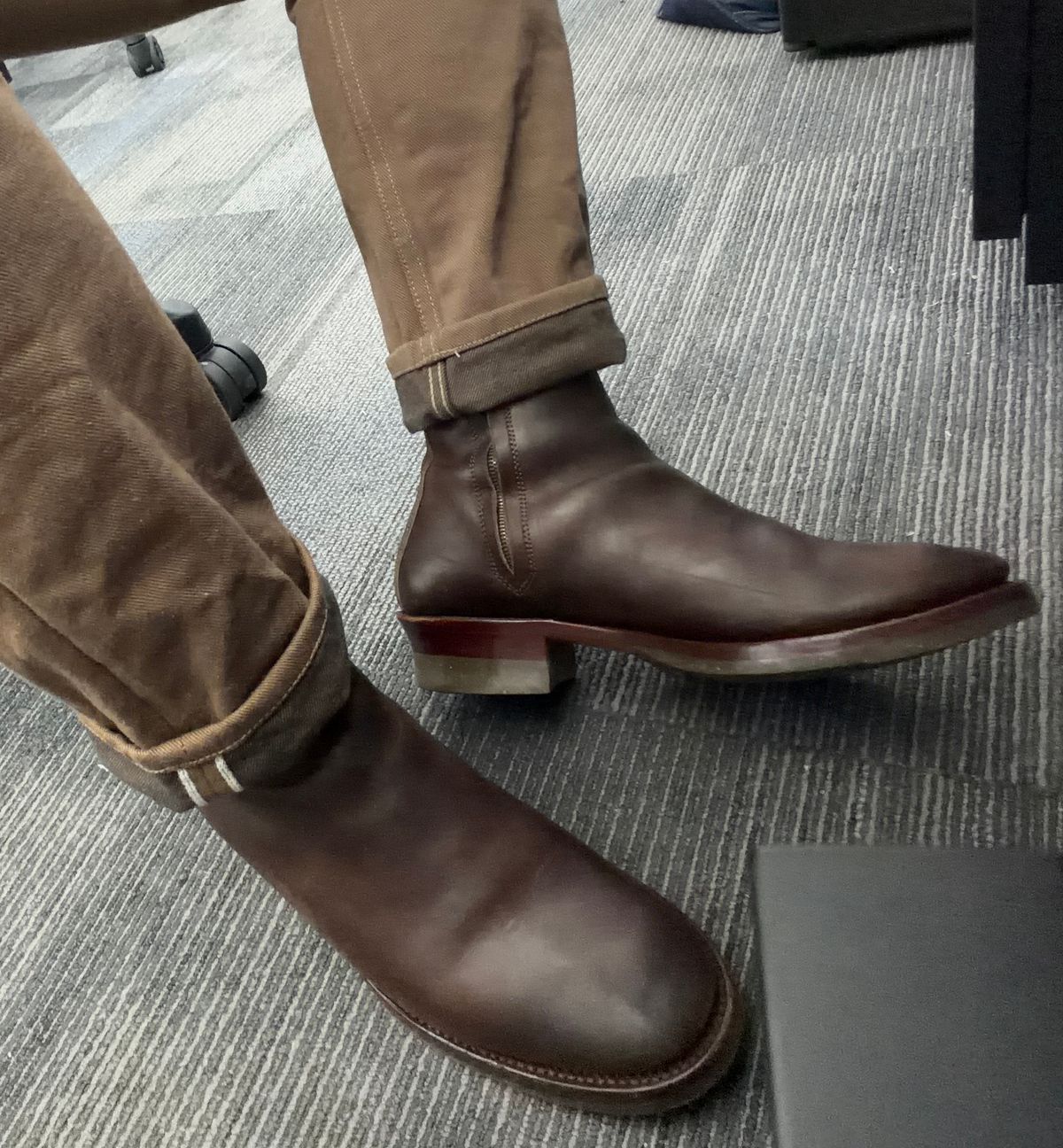 Photo by TheRealTuna on November 18, 2025 of the Fortis Boots Antasena in Maryam Muschio TPR Horsebutt.